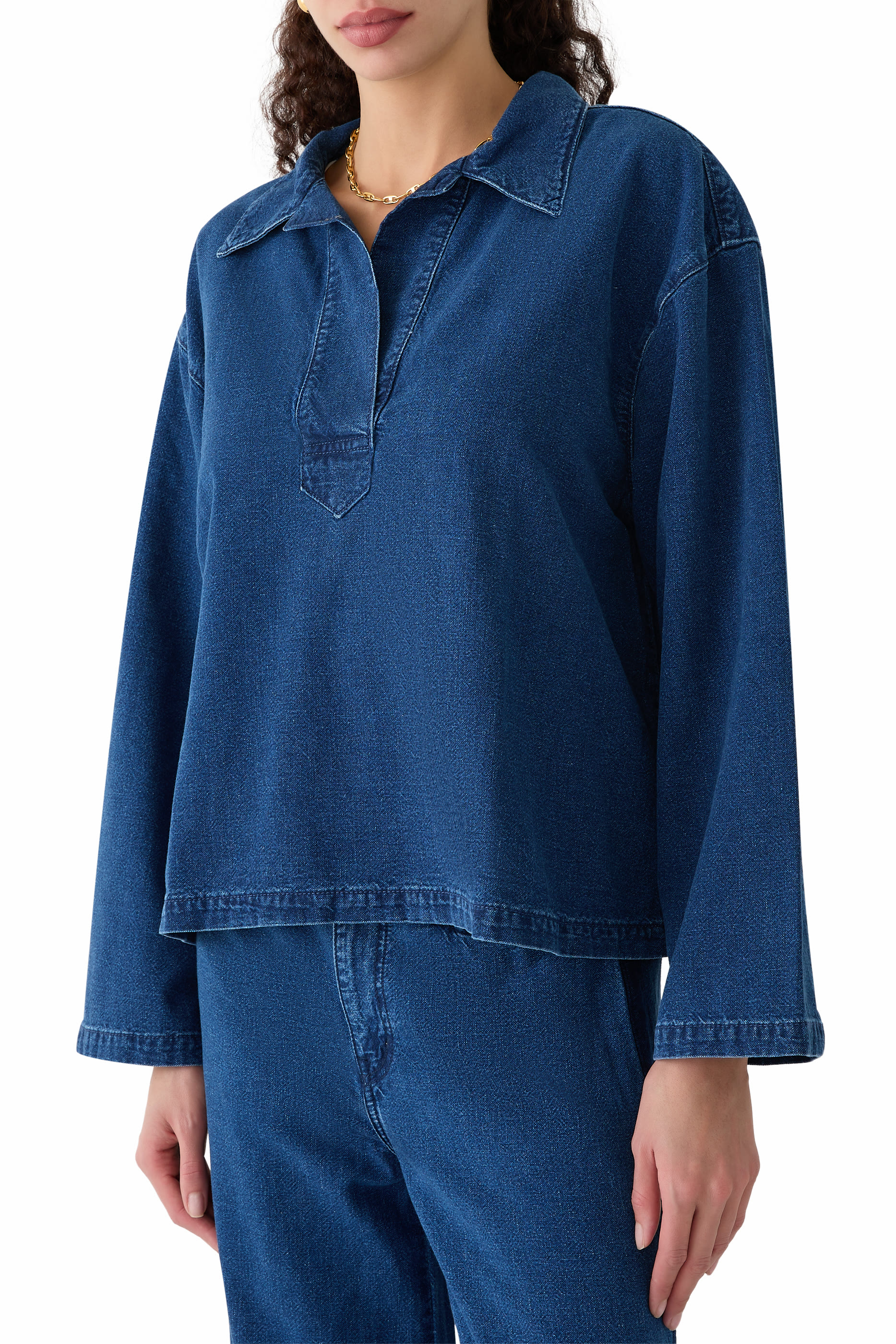 قميص صوفيا بأكمام طويلة