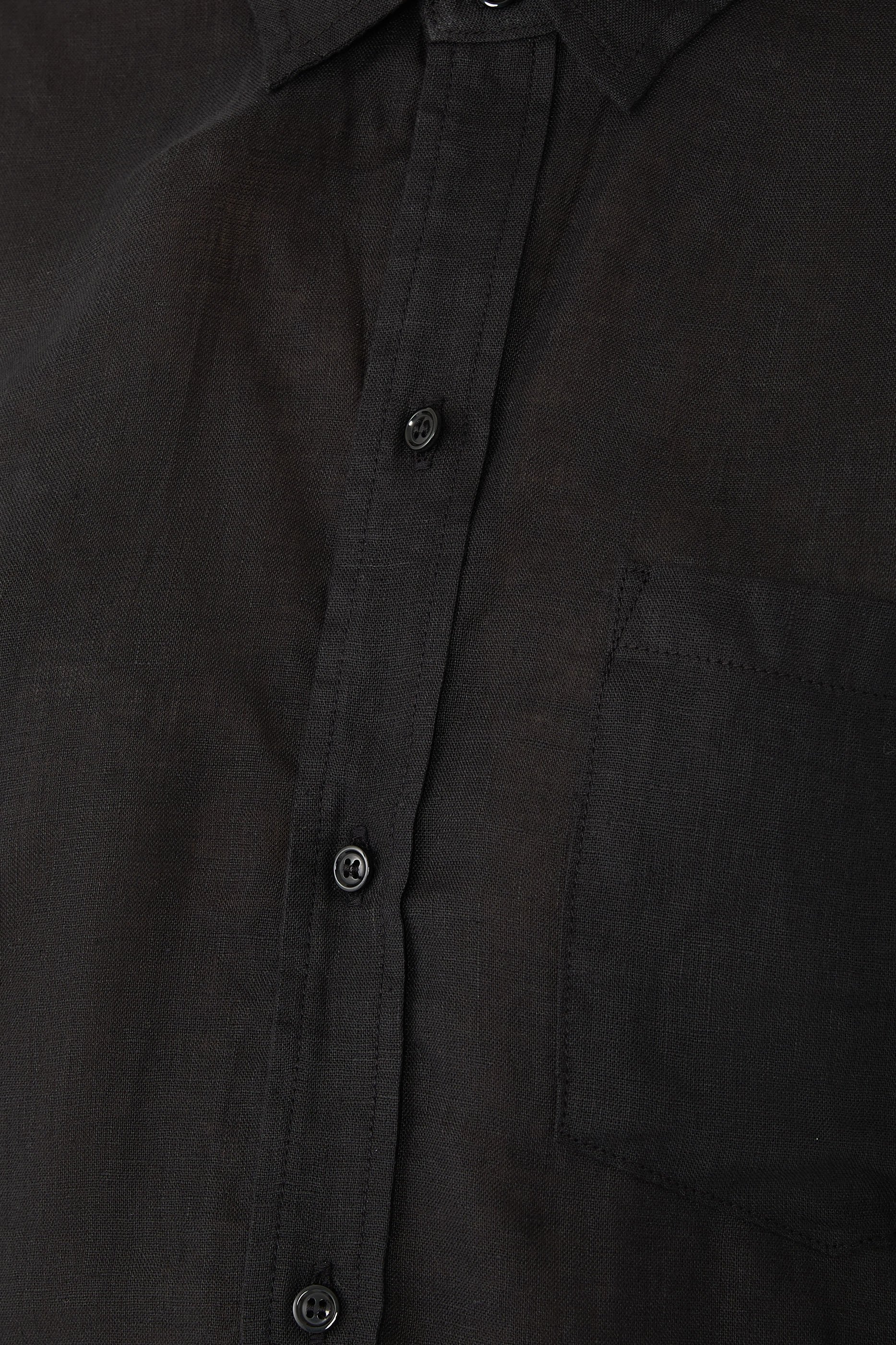 قميص كايلا كتان مجعد