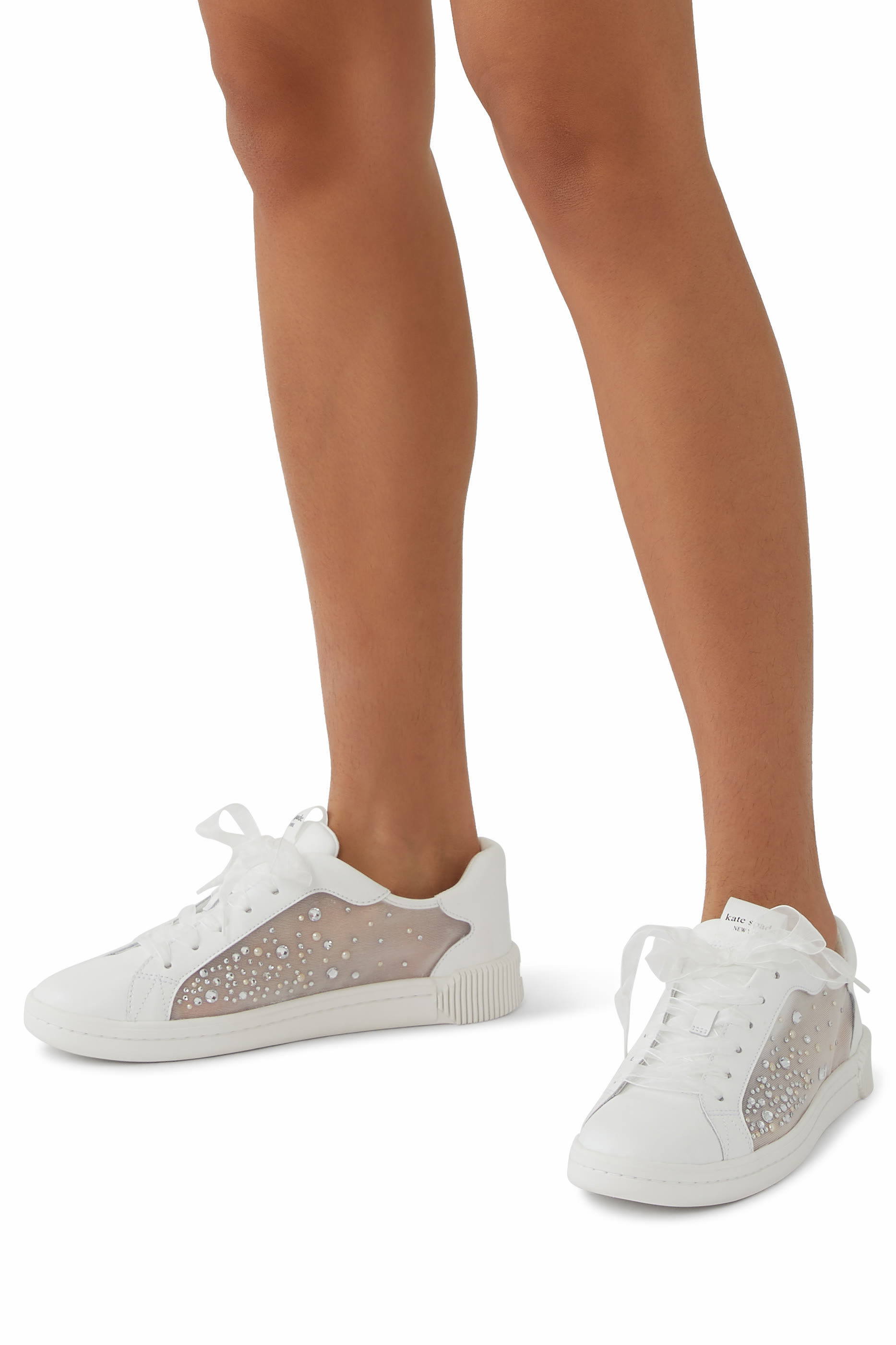 سنيكرز بكاحل منخفض جلد