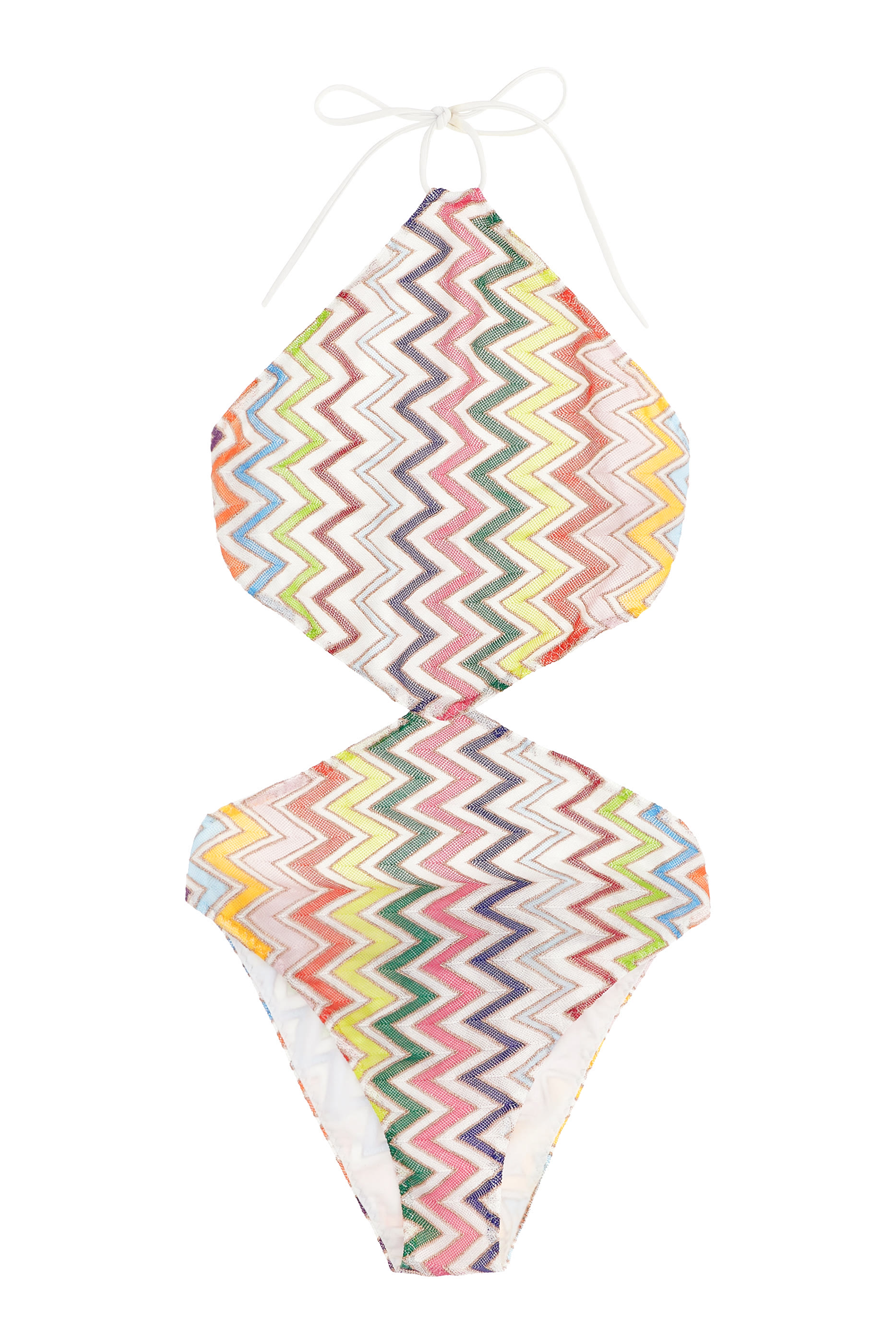 بدلة سباحة بتصميم قطعة واحدة بفتحات