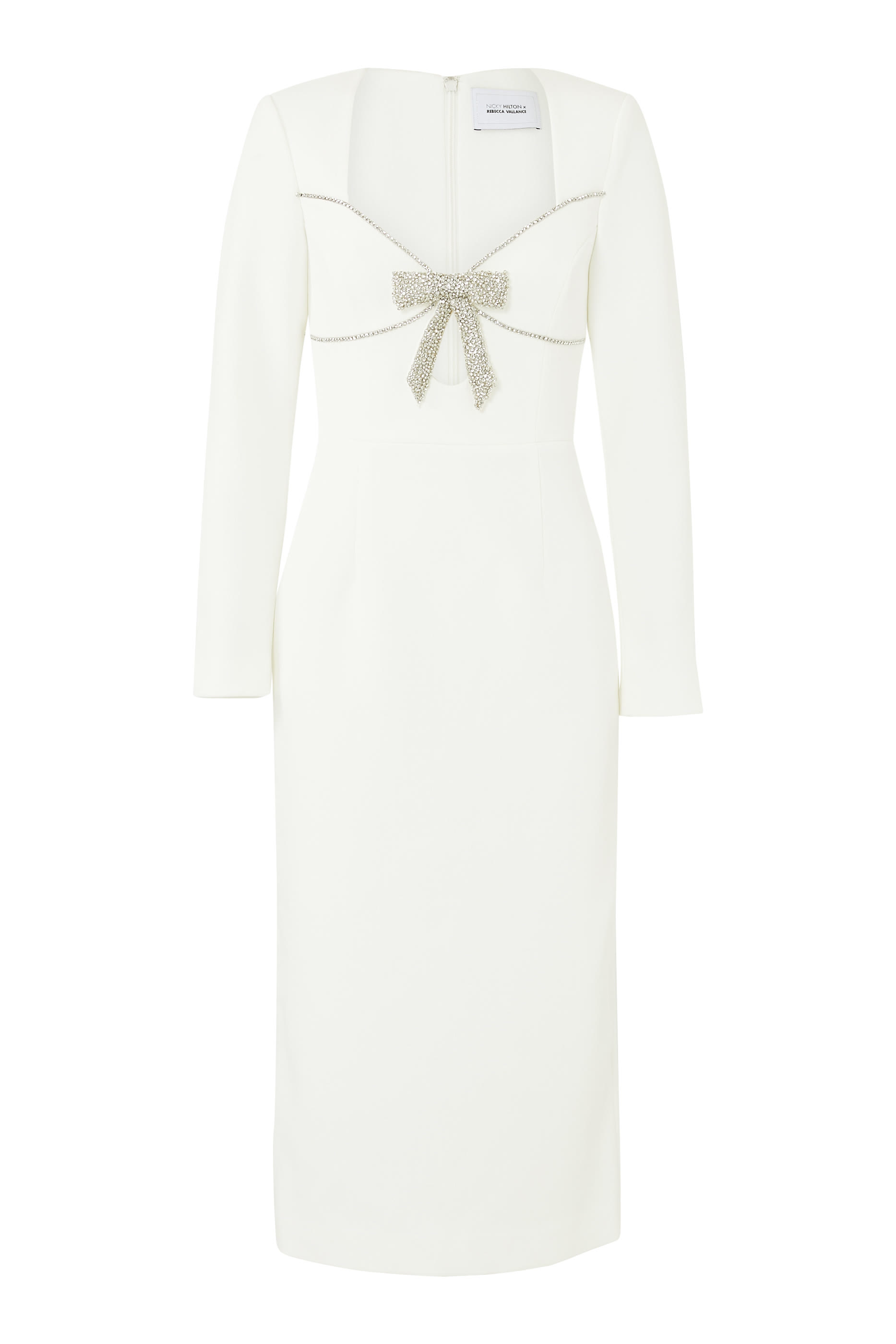 فستان جيانا إكس نيكي هيلتون متوسط الطول