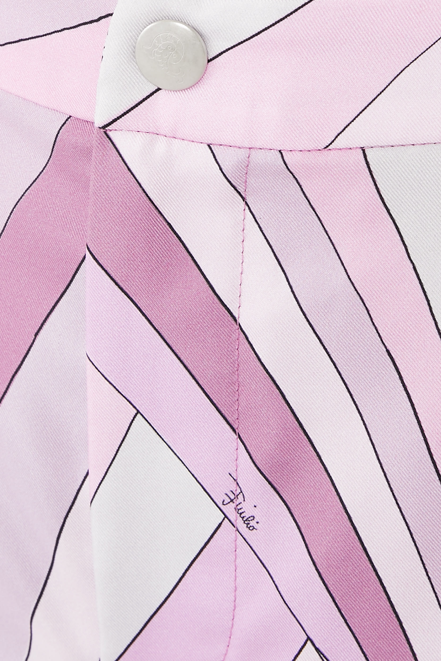 بنطال تويل حرير بطبعات إيرايد