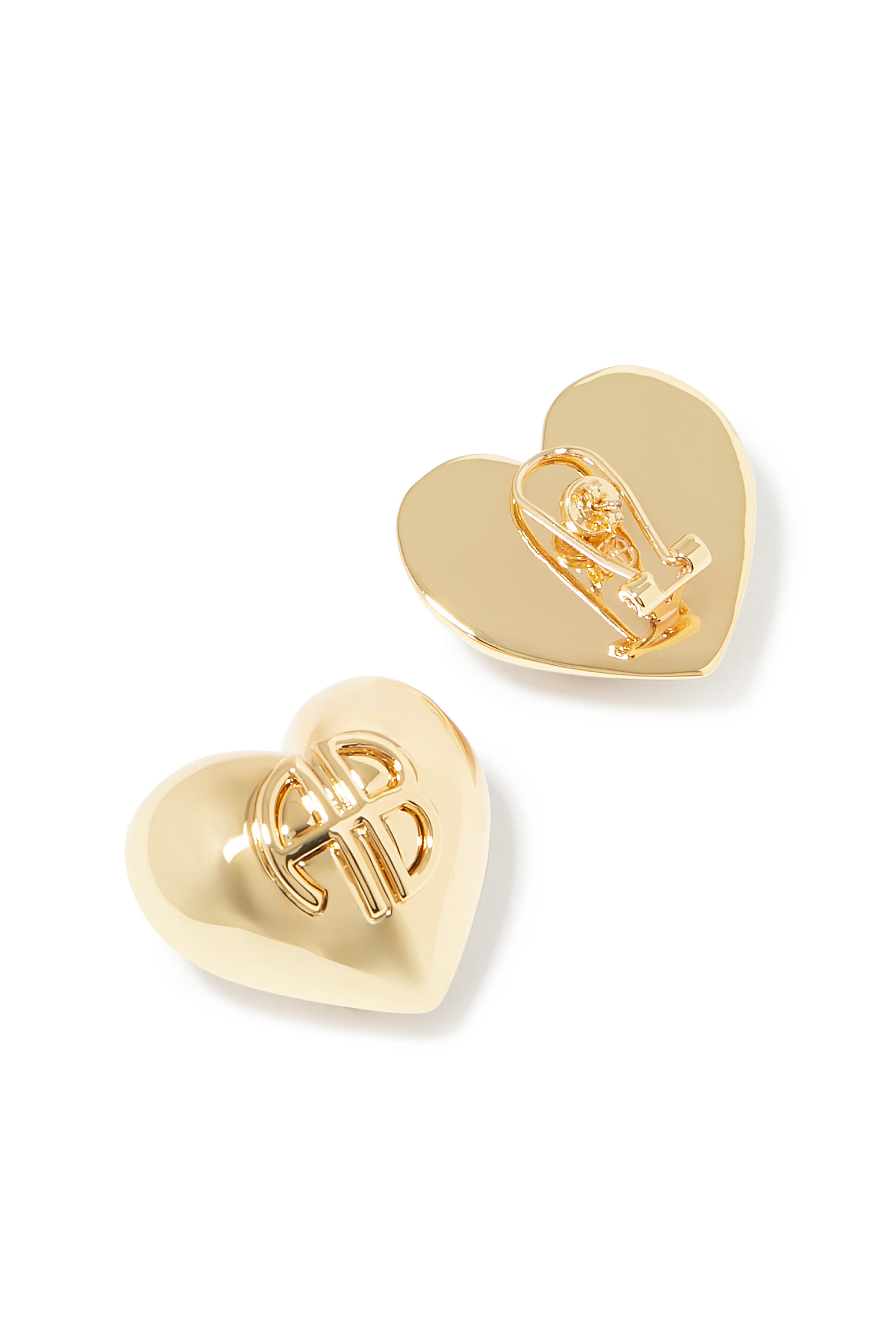 أقراط شانكي بتصميم قلب