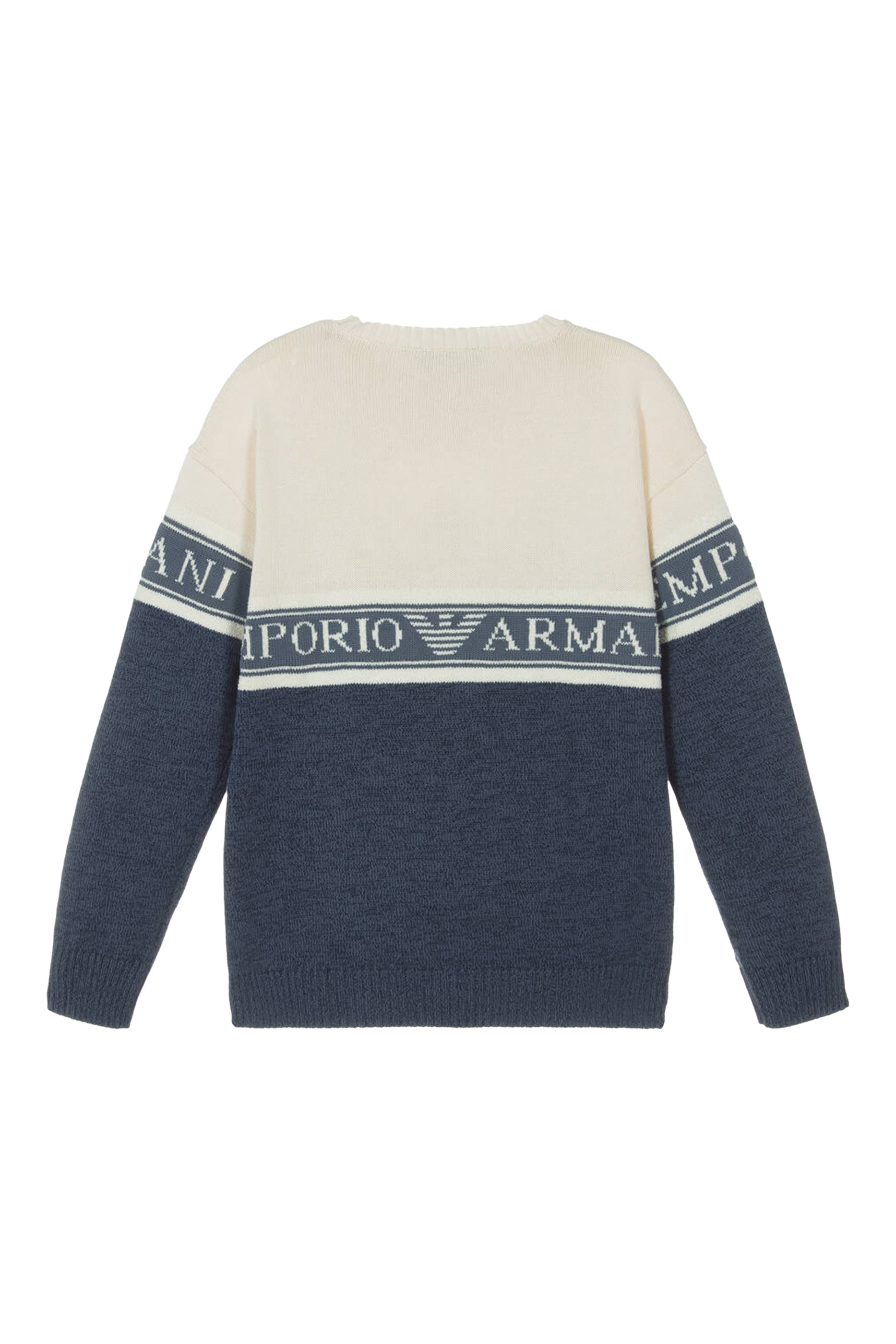 كنزة بشريط شعار الماركة للأطفال