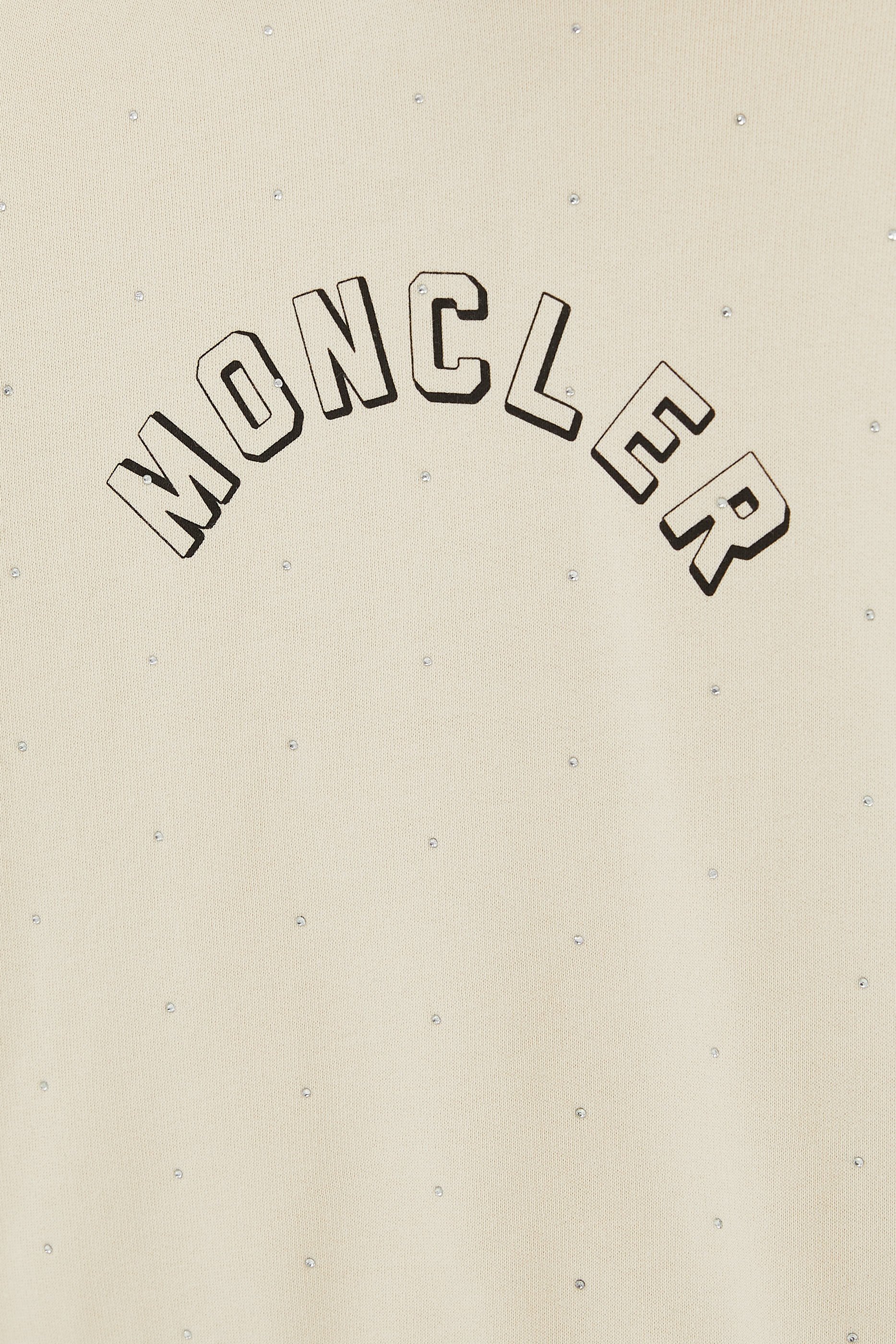 فستان للأطفال بغطاء رأس وشعار الماركة المطرز بكريستال