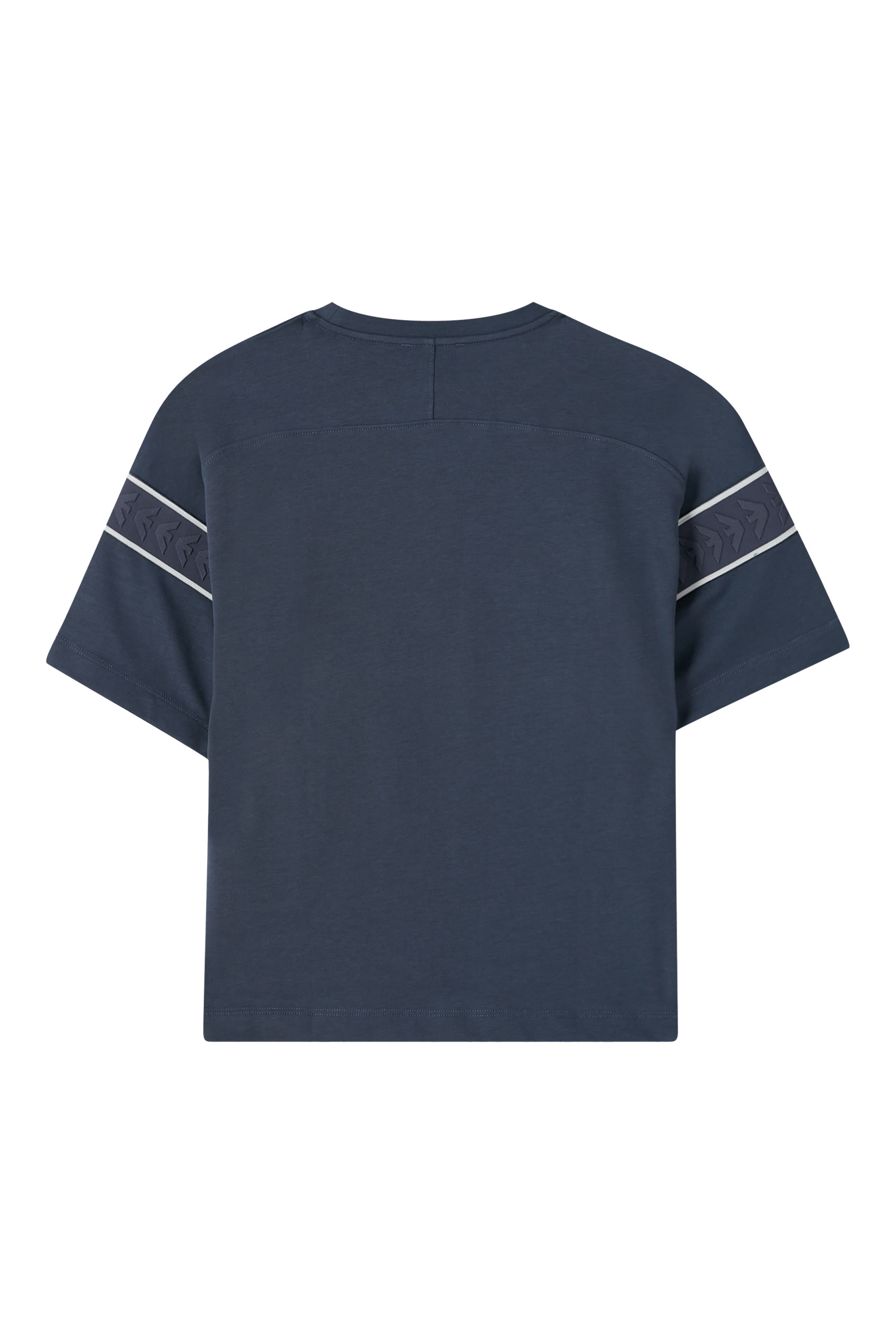 تيشيرت بشريط بشعار الماركة صغير للأطفال