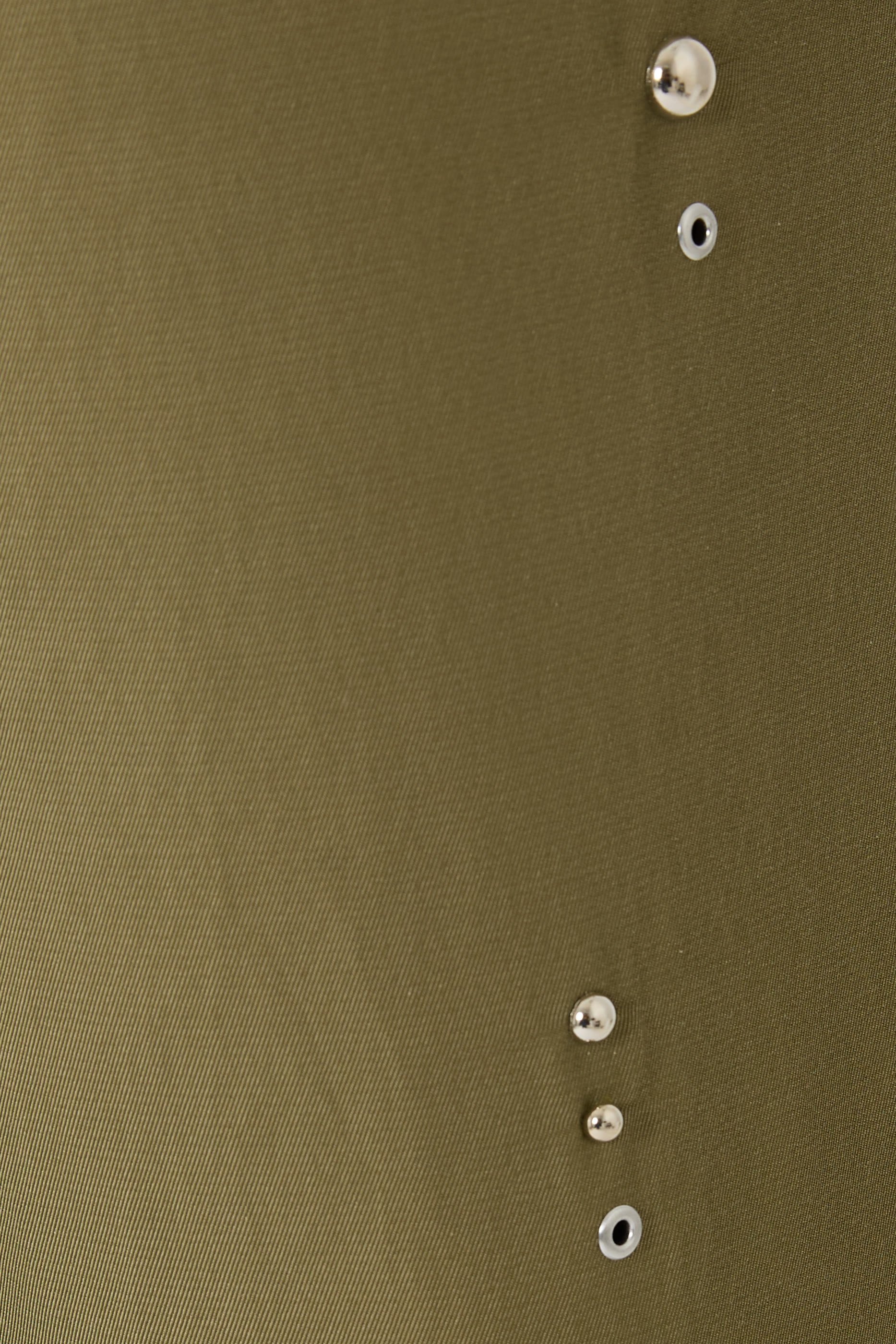 بنطال بقصة ساق واسعة مرصع بأحجار