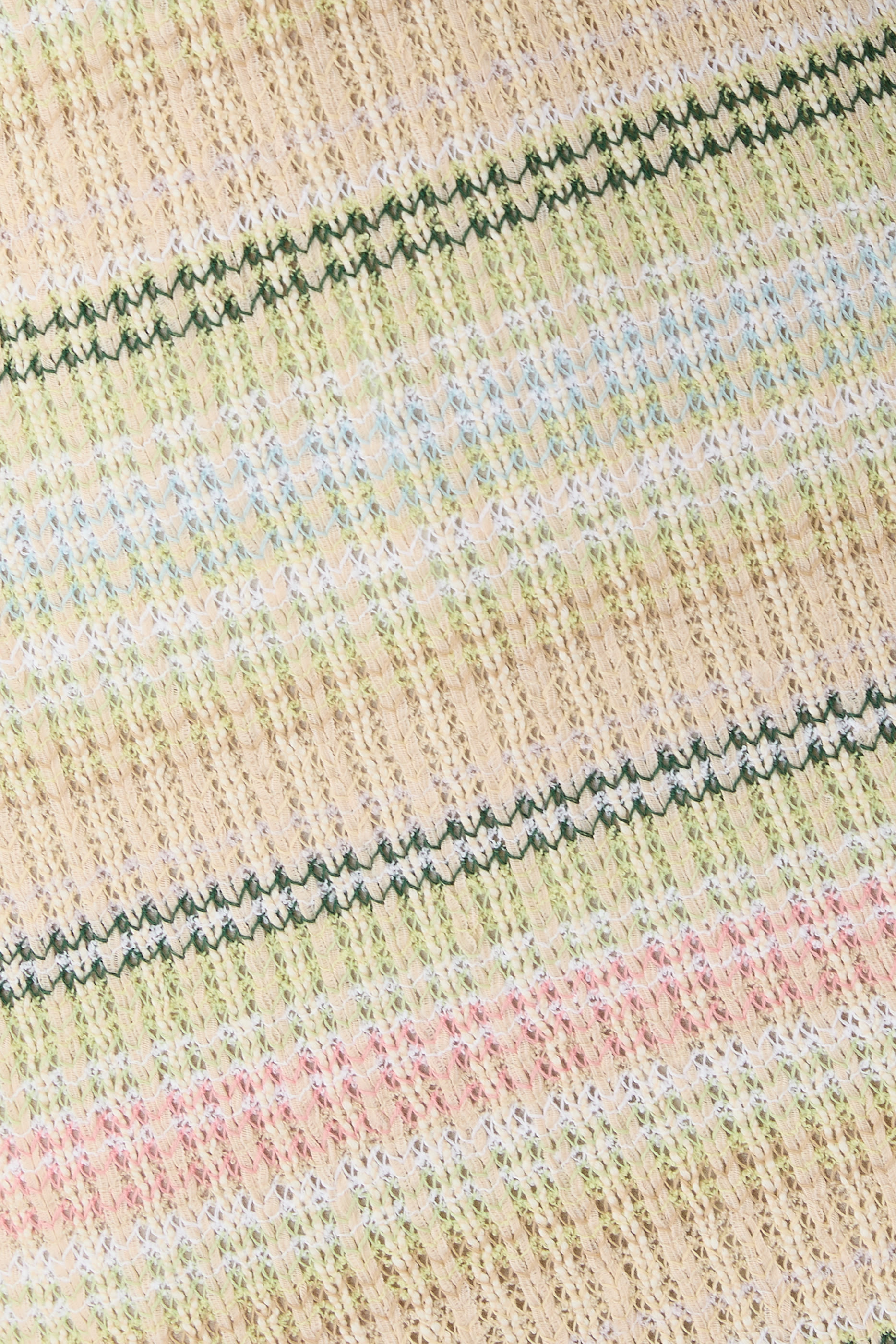 فستان بلا أكمام مزينة بنقشة كابردوني، مزيج قطن