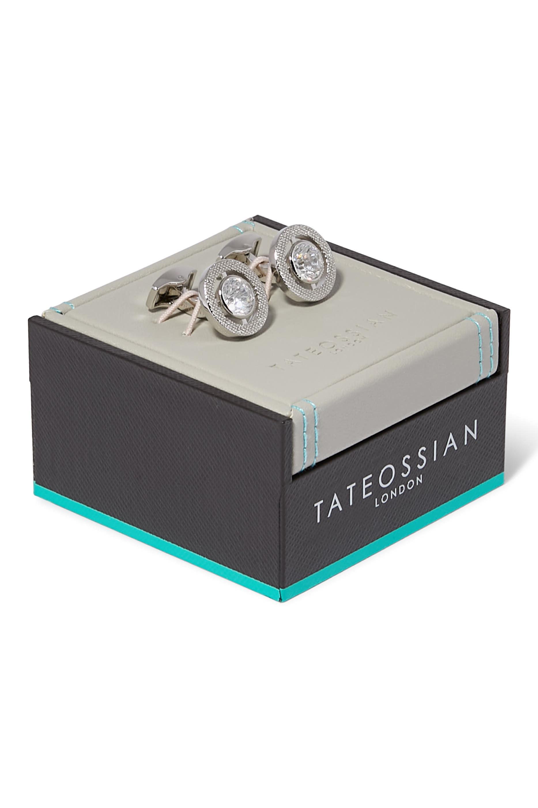 أزرار أكمام هالو مستديرة