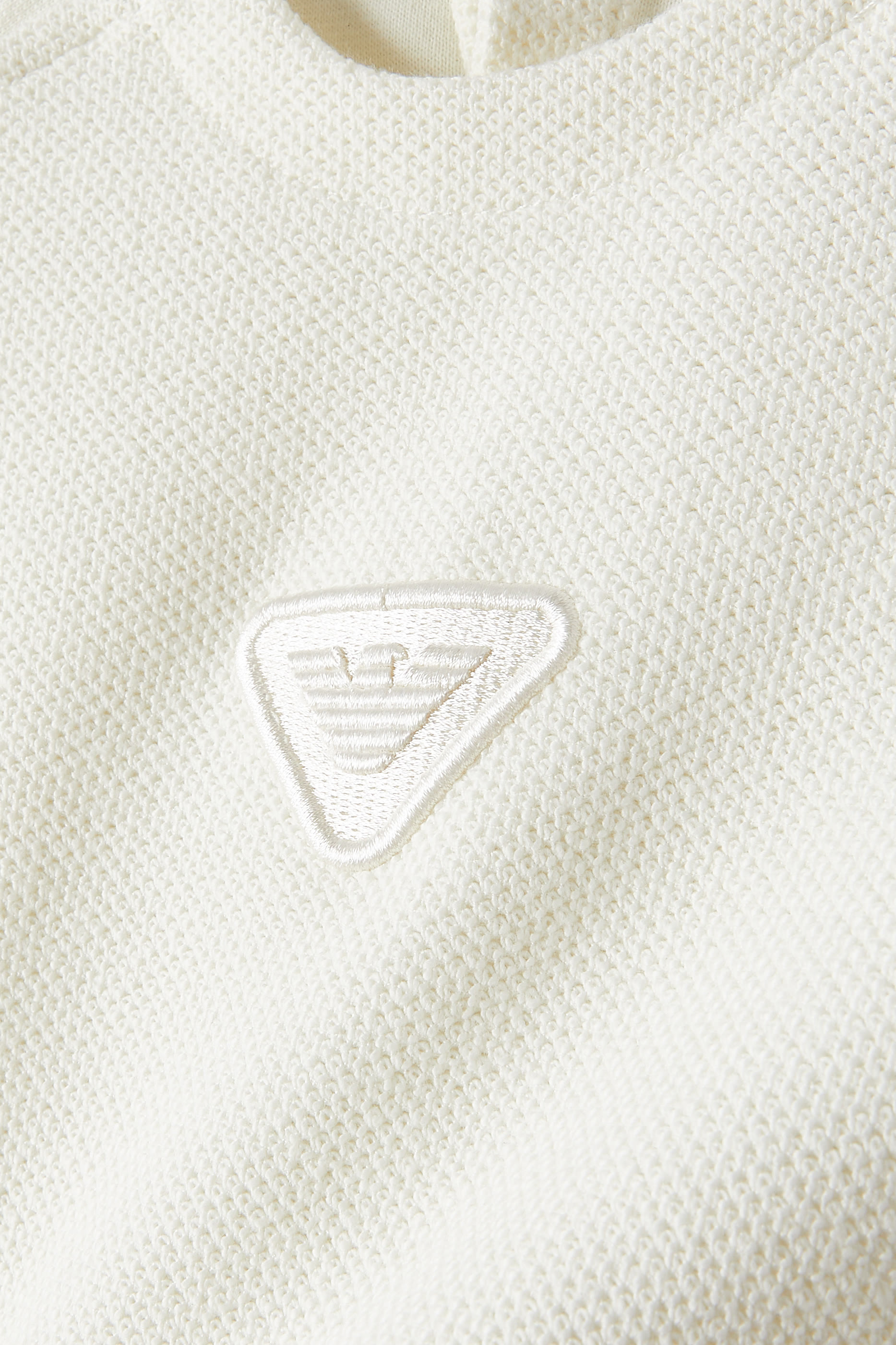 سويت شيرت بشعار الماركة صوف للأطفال