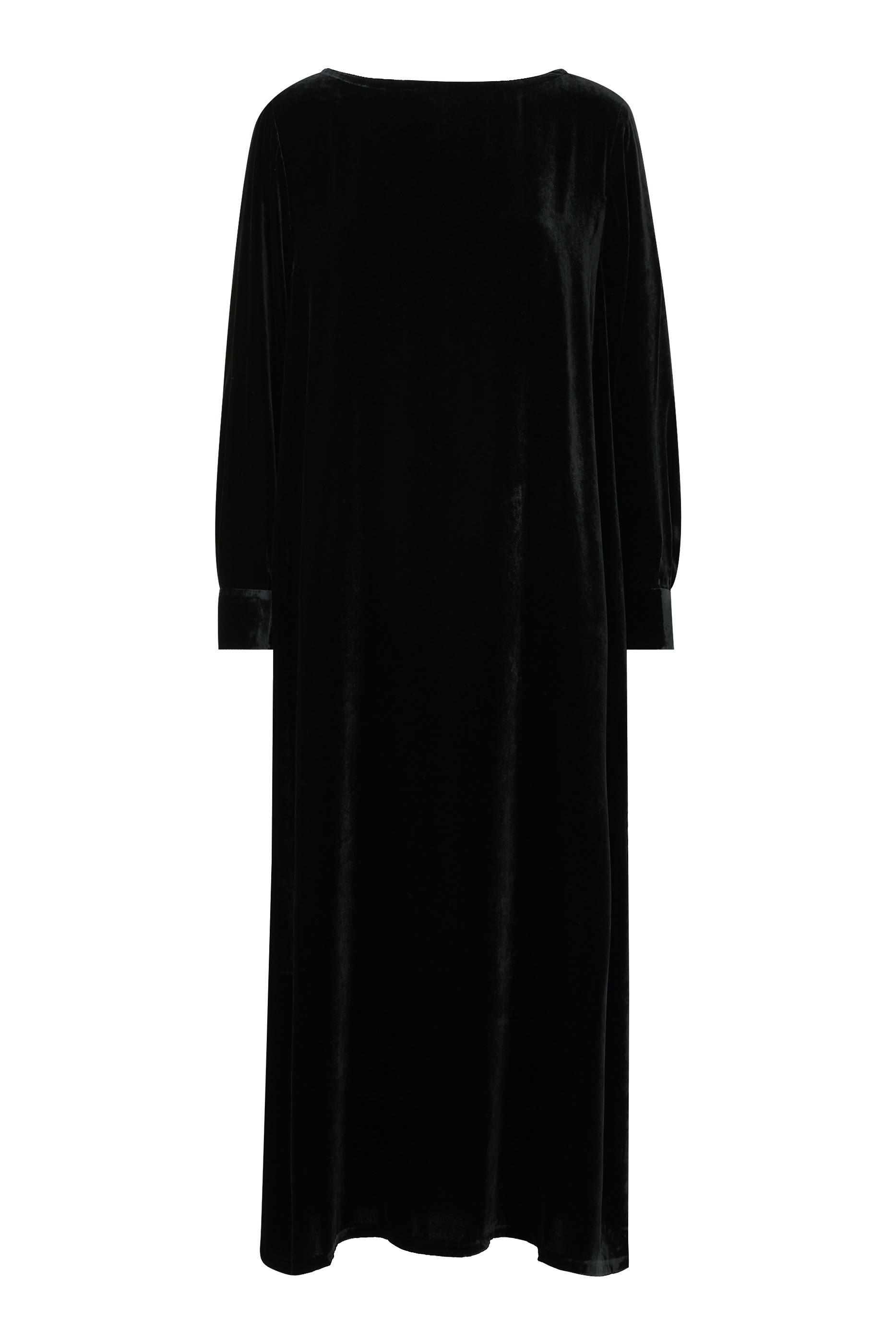 فستان تراكبل بياقة باليه قطن عضوي مطاطي