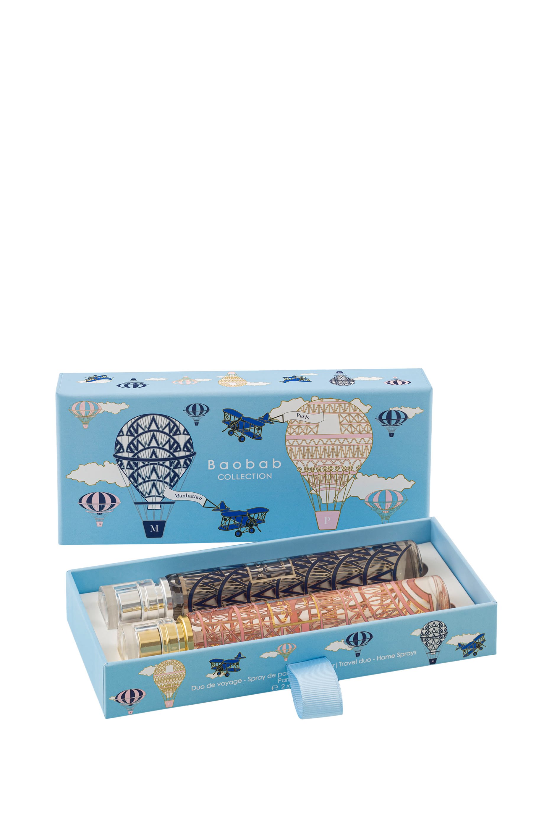 مجموعة بخاخات معطرة للغرف بحجم مناسب للسفر مانهاتن وباريس