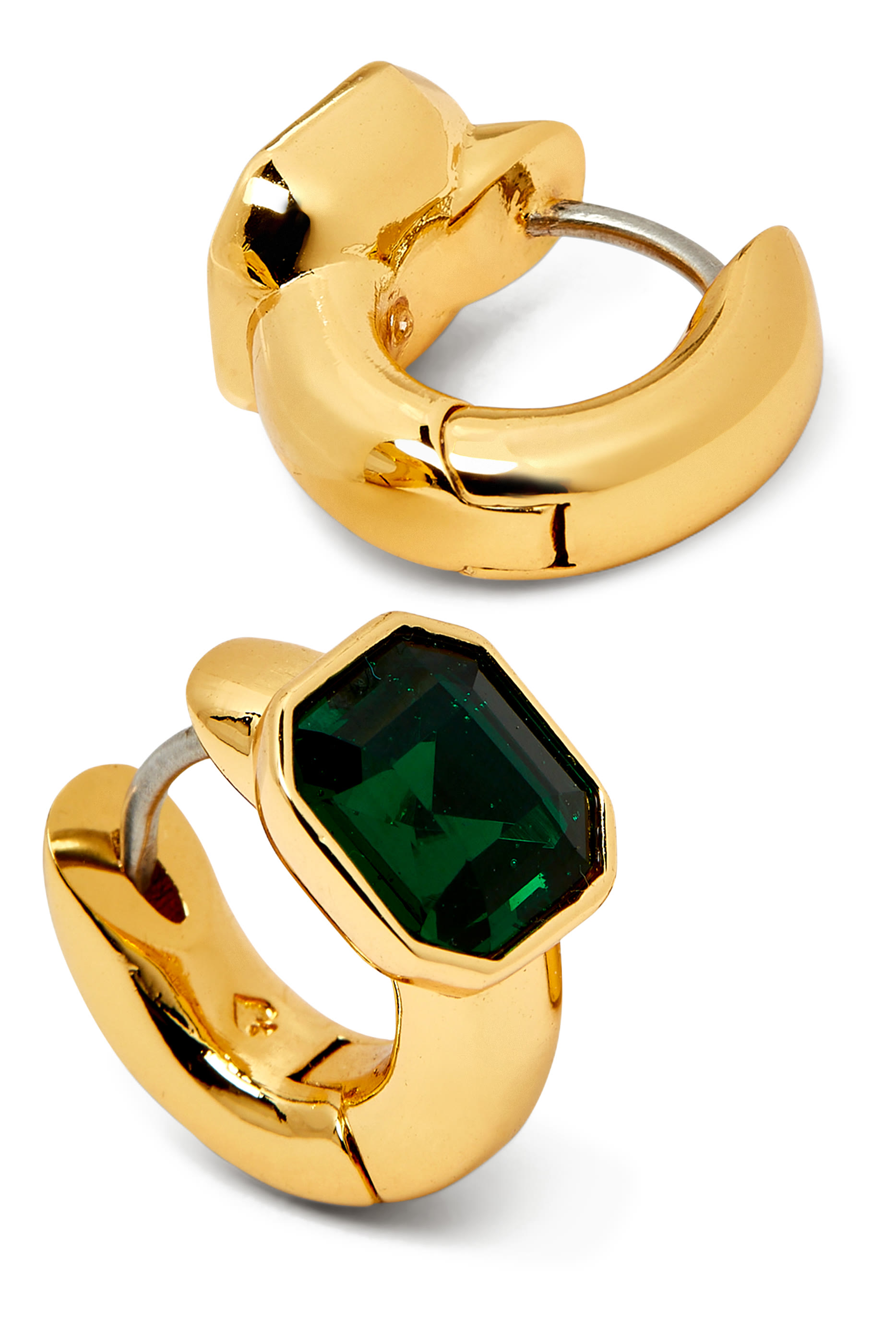 أقراط هاجي كيس سباركلينج بأحجار مربعة بأوجه متعددة