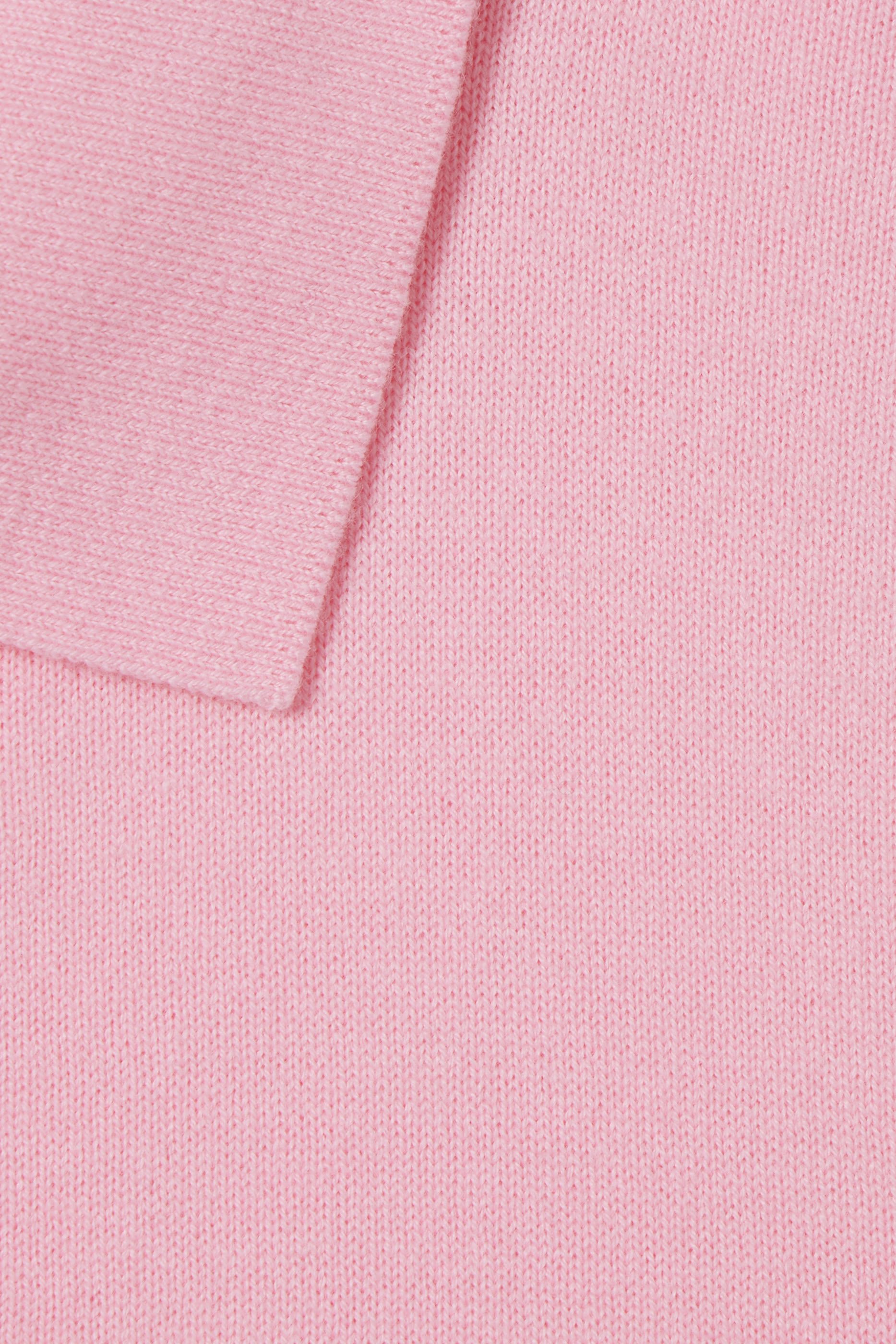 Knit Wool Polo Shirt with GG Embroidery