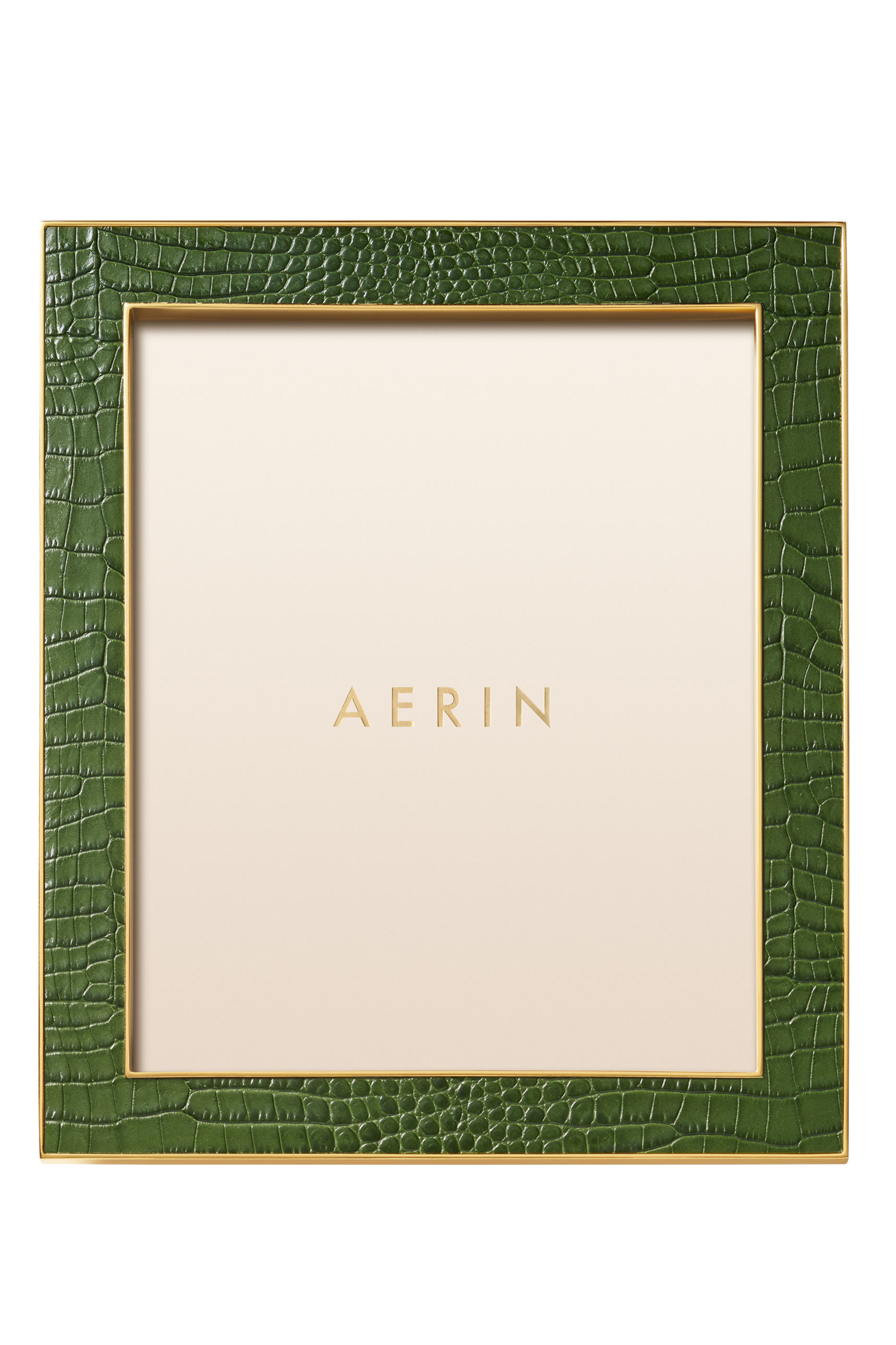 إطار صورة كلاسيك جلد بنقشة جلد التمساح