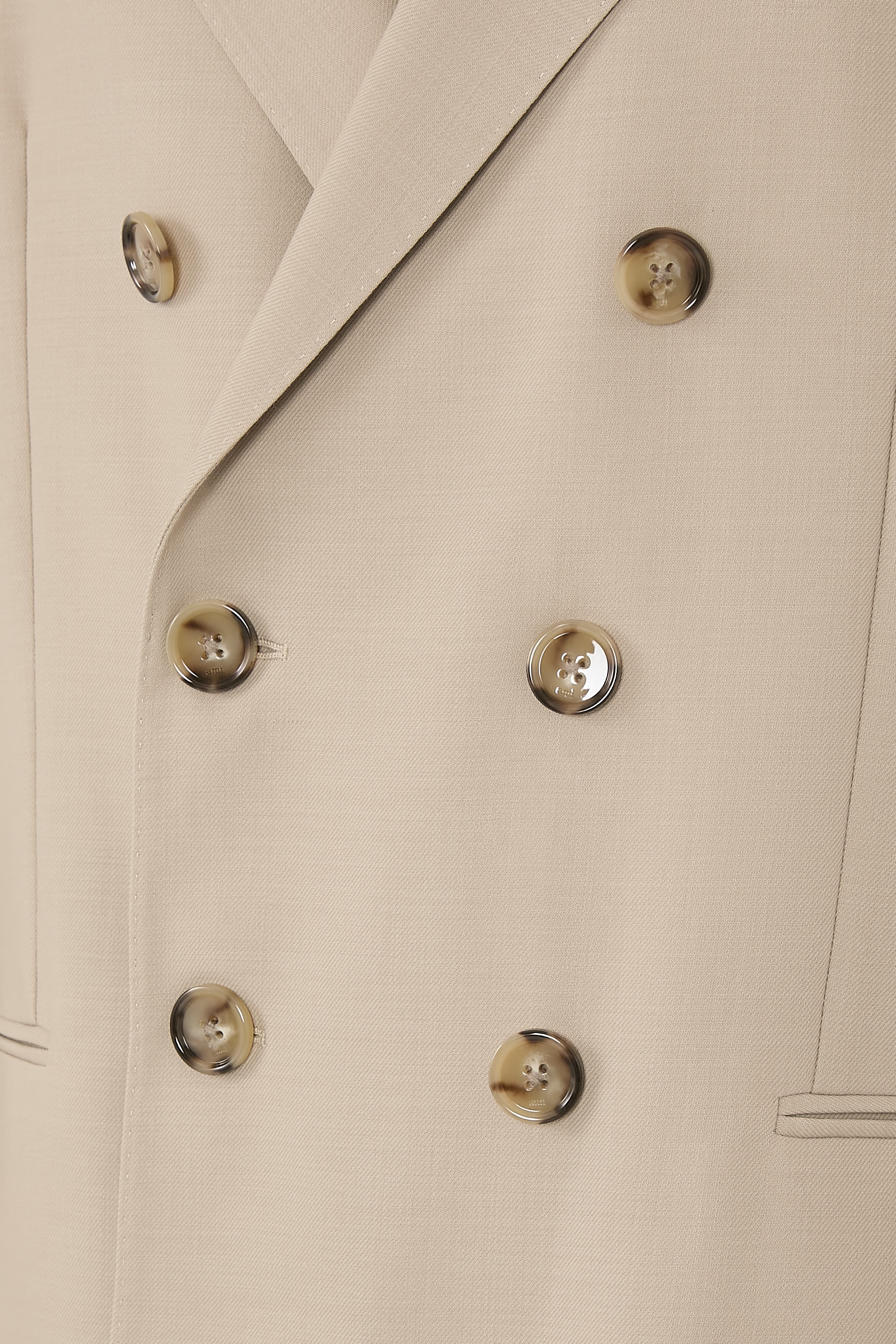 Wool Double Breasted Jacket