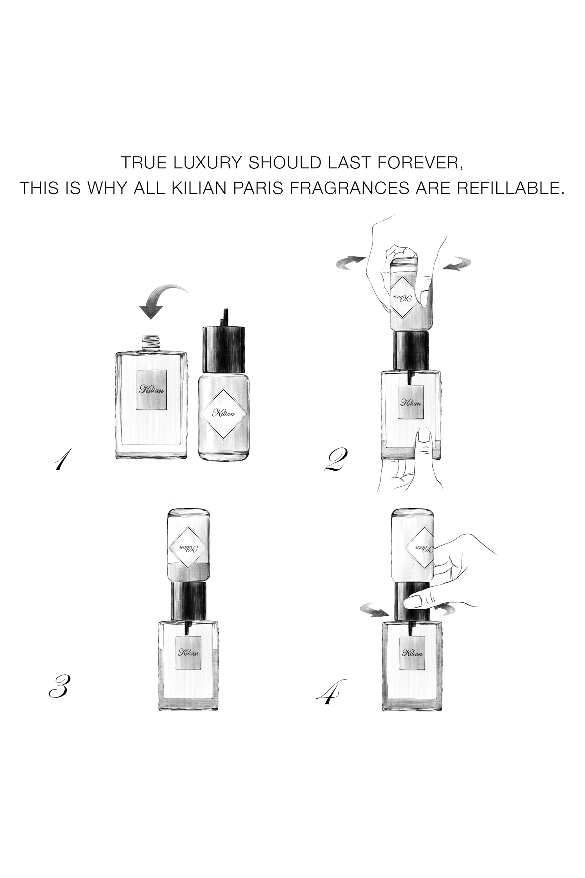 عبوة إعادة ملء أو دو بارفان كانت ستوب لوفينج يو