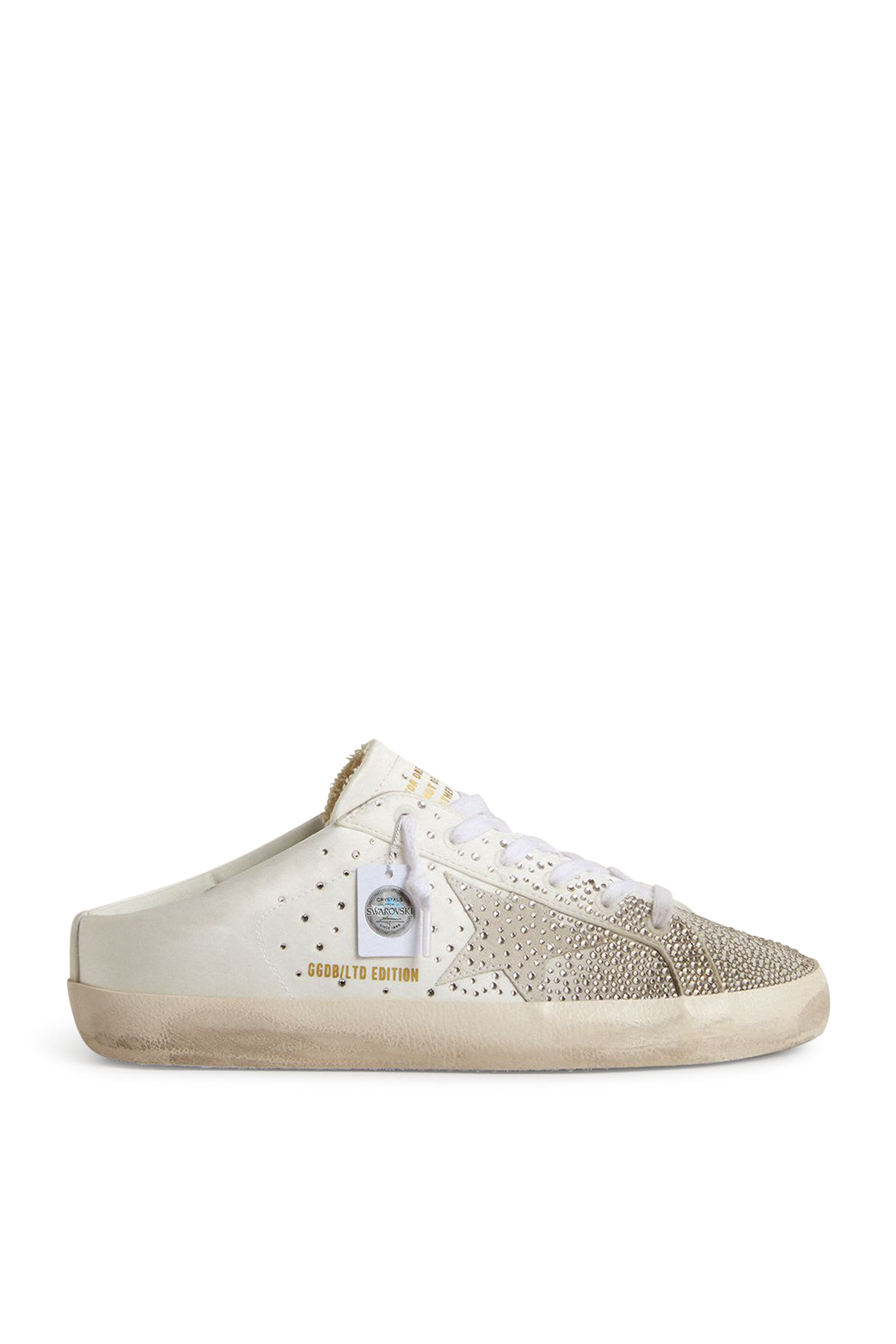 حذاء سابوت ال تي دي سوبر ستار مزين بكريستال سواروفسكي