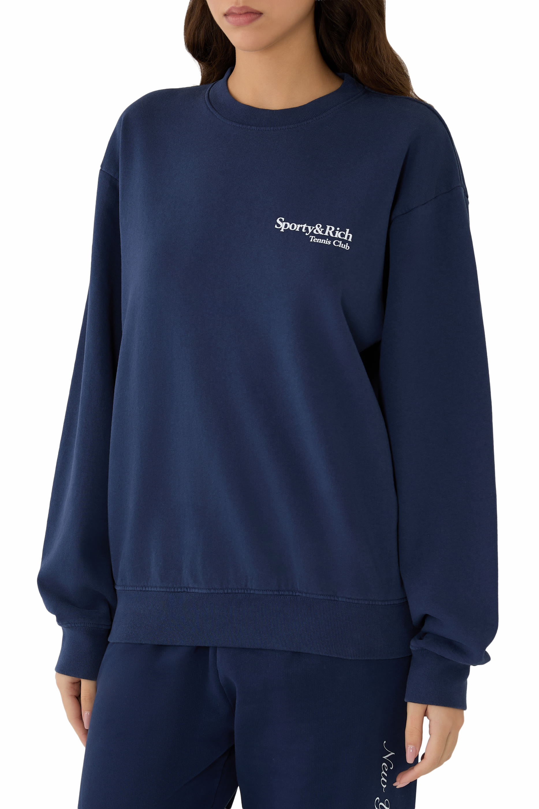 سويت شيرت بلاي تنس بياقة ضيقة