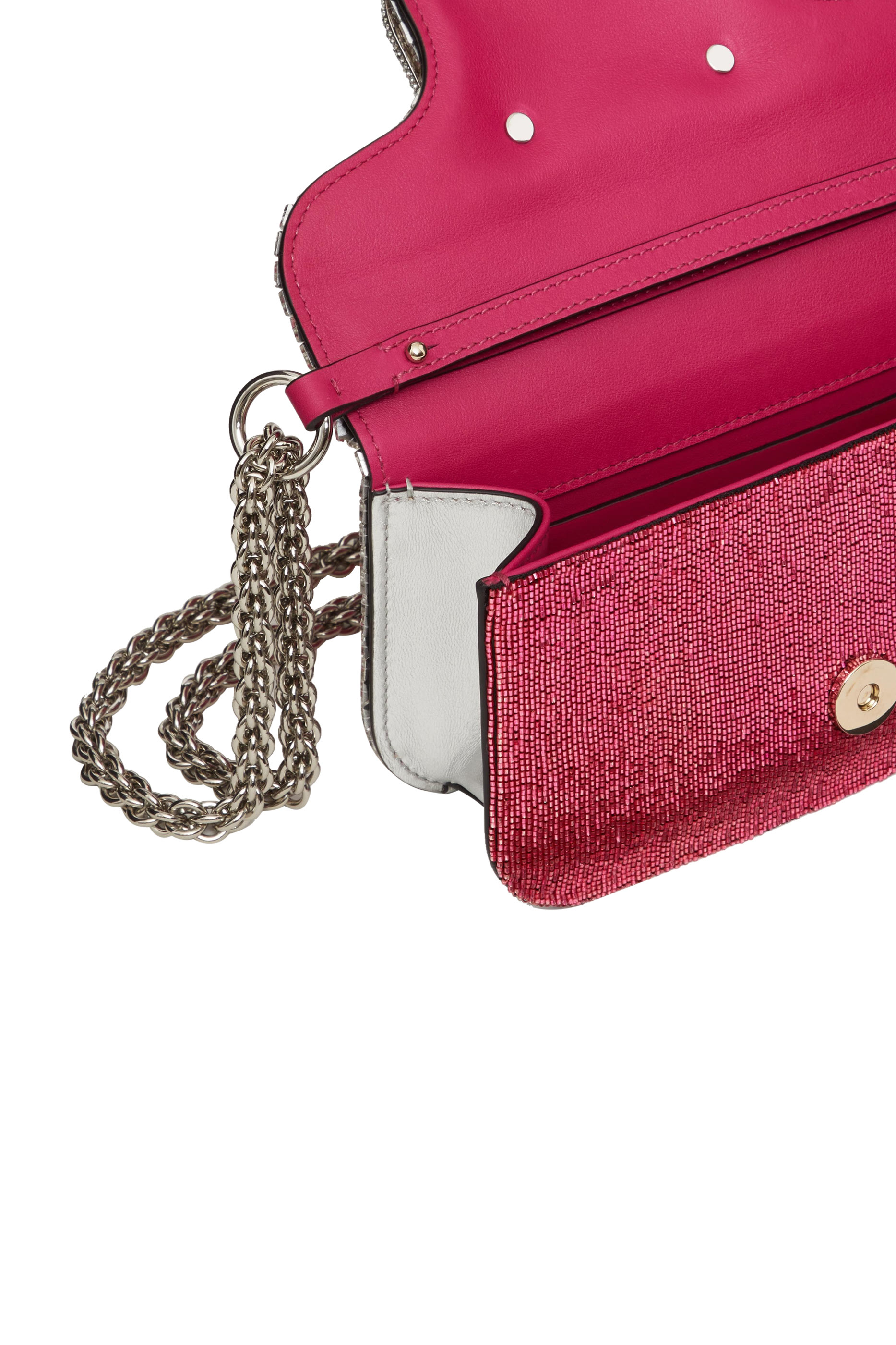 حقيبة كتف فالنتينو جرافاني لوكو مزينة بالكريستال