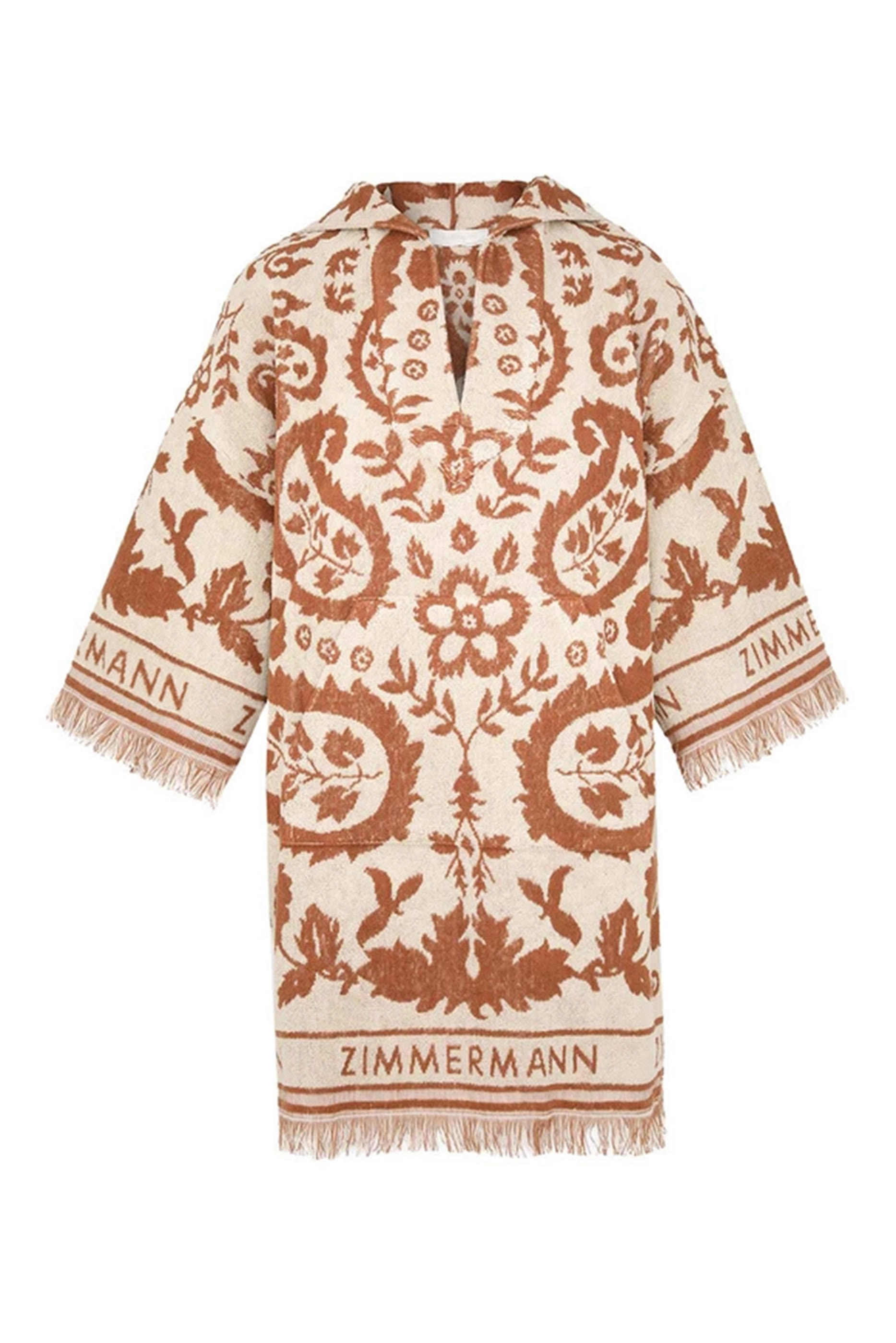 فستان ويلي بغطاء للرأس قطن مناشف