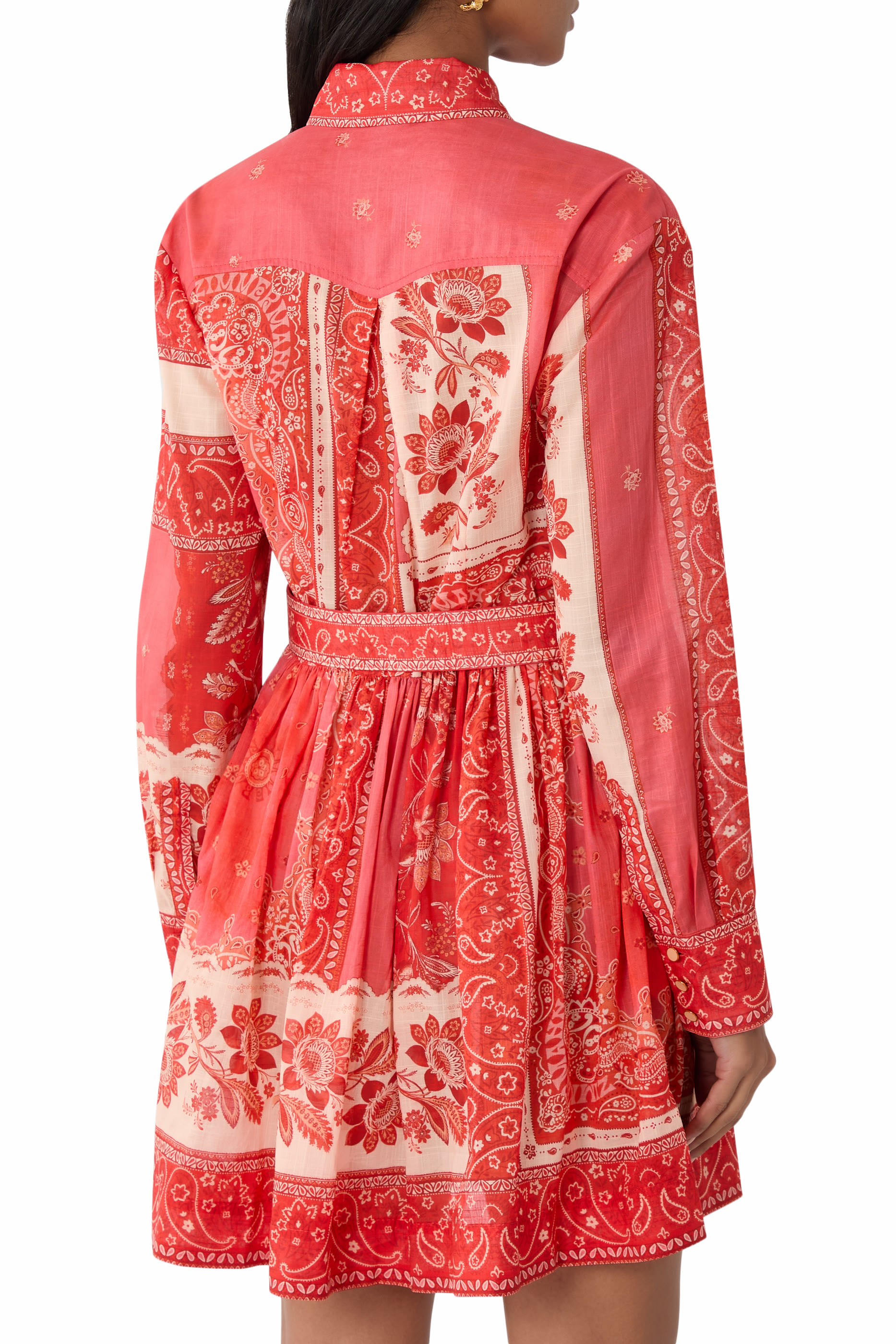 فستان لاكي بنمط قميص