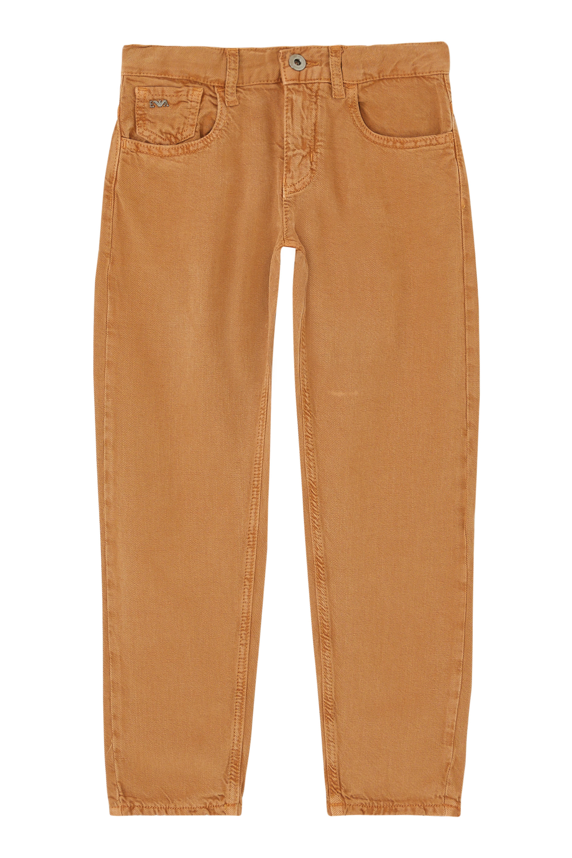 بنطال للأطفال برقعة شعار الماركة