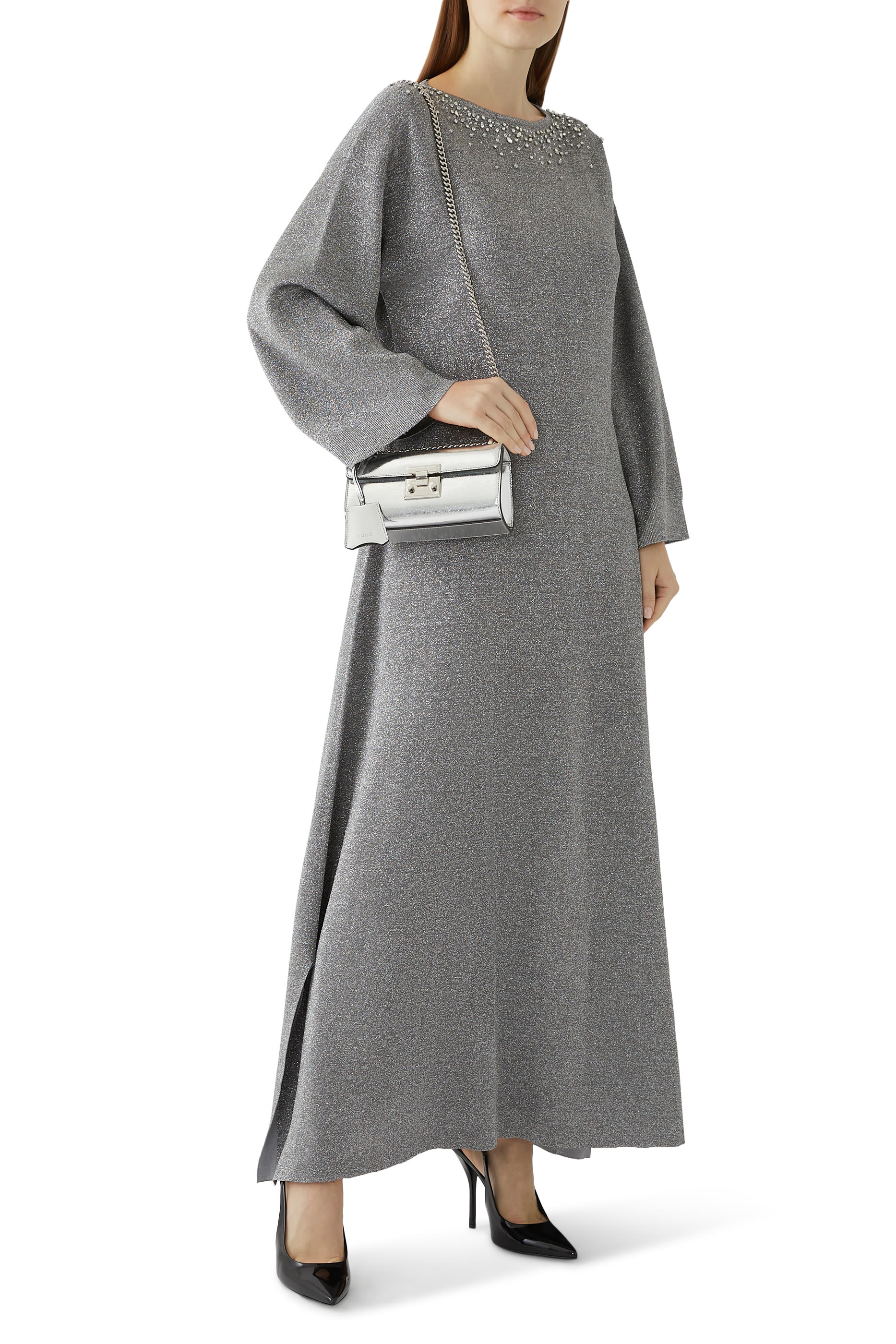 حقيبة يد بقفل