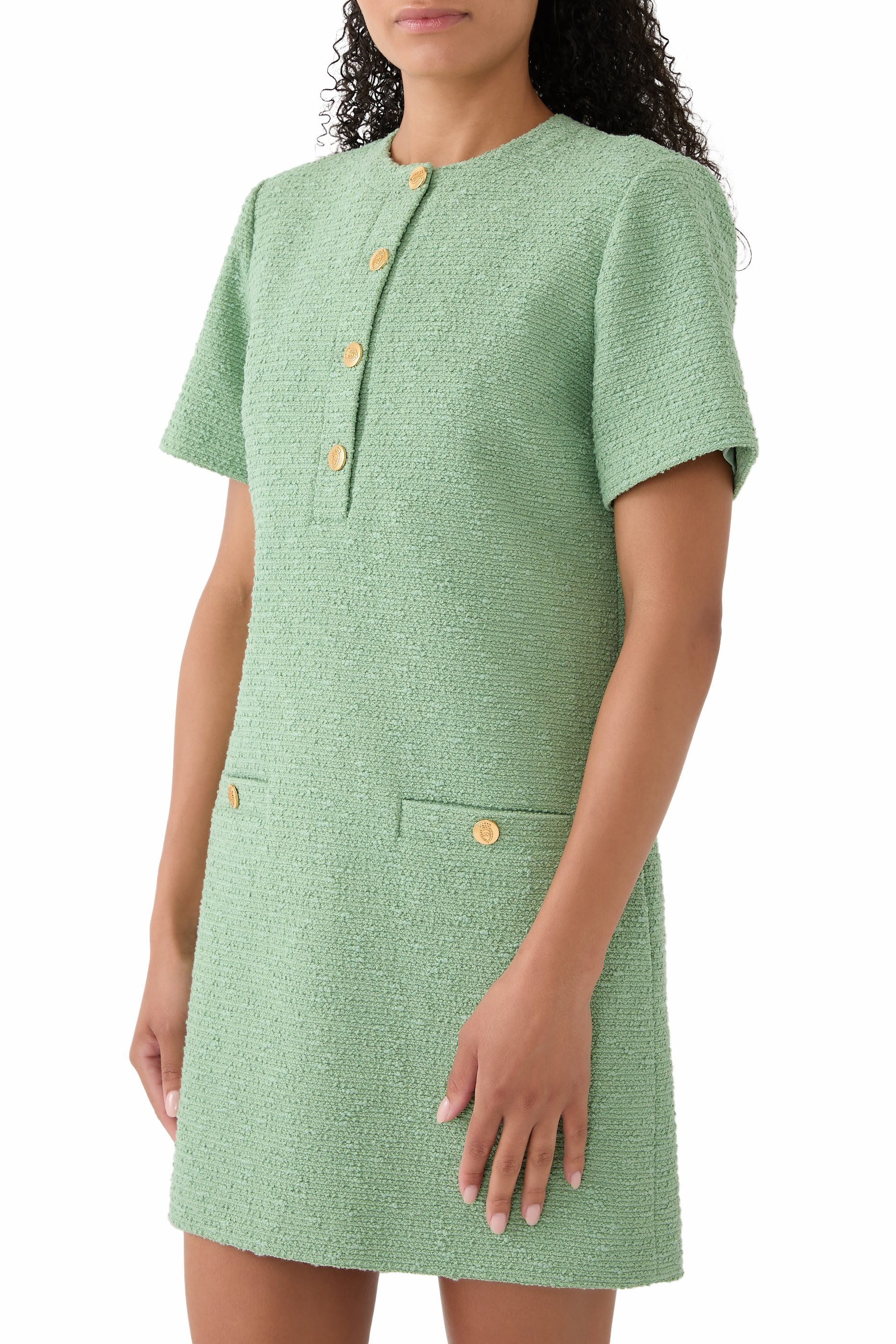 فستان قصير قطن بوكليه