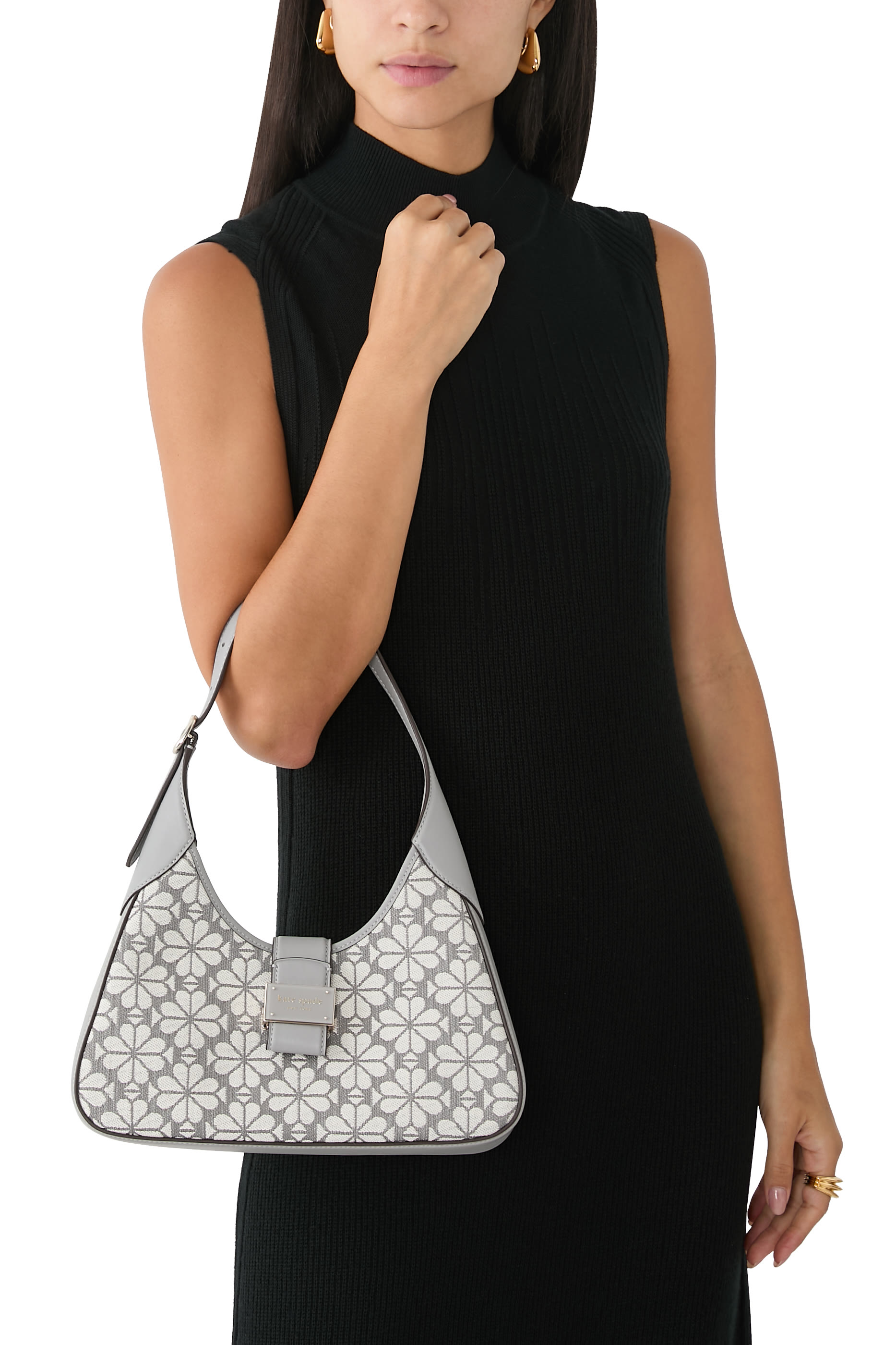 حقيبة كتف صغيرة بنقشة زهور سبايد جاكار