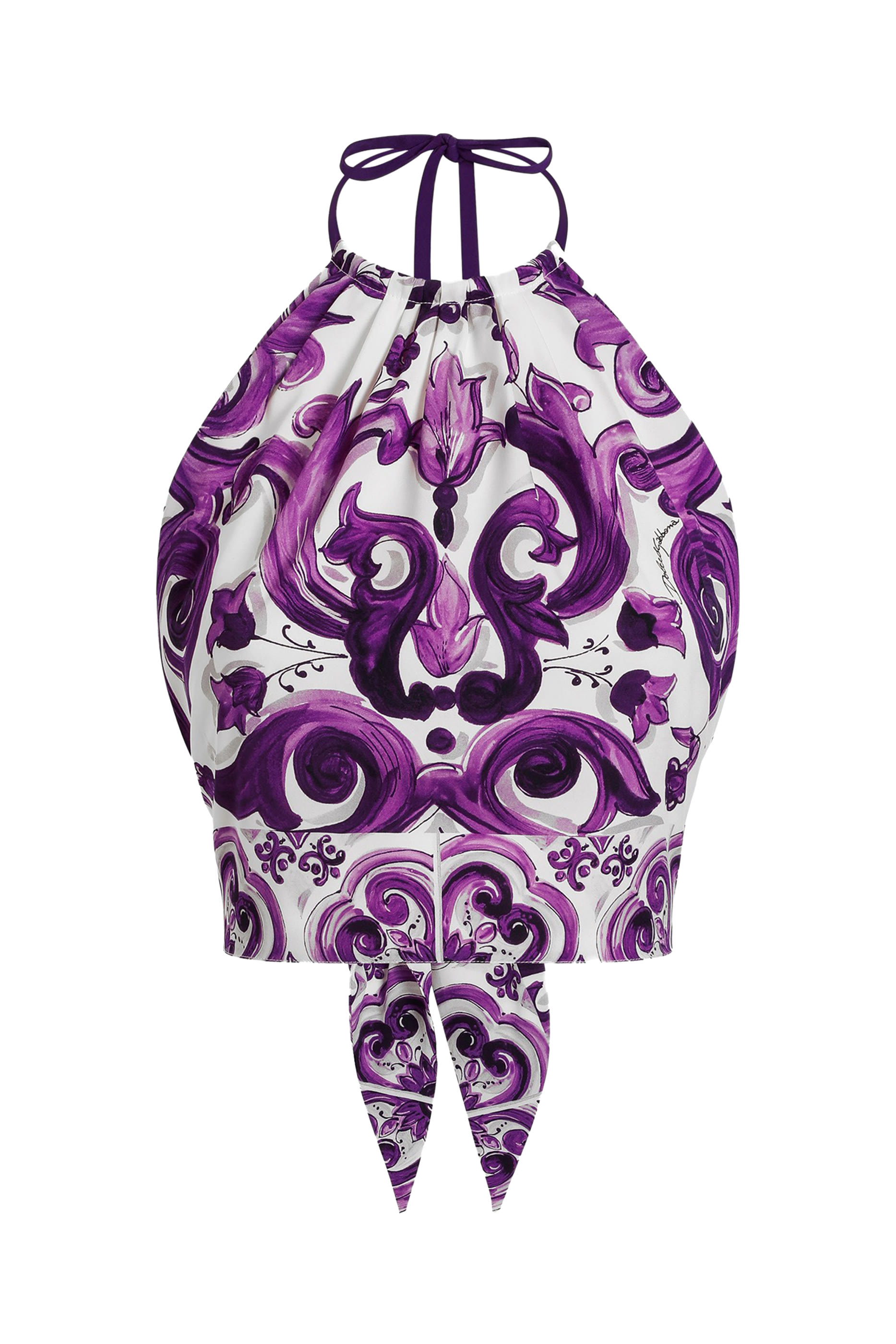 بلوزة بطبعة مايولكا شارموز