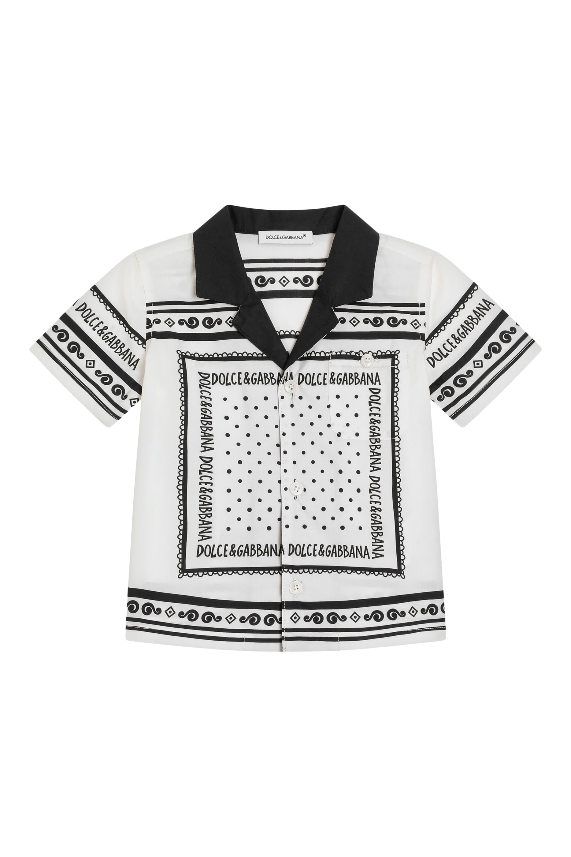 قميص بنقشة باندانا بوبلين للأطفال