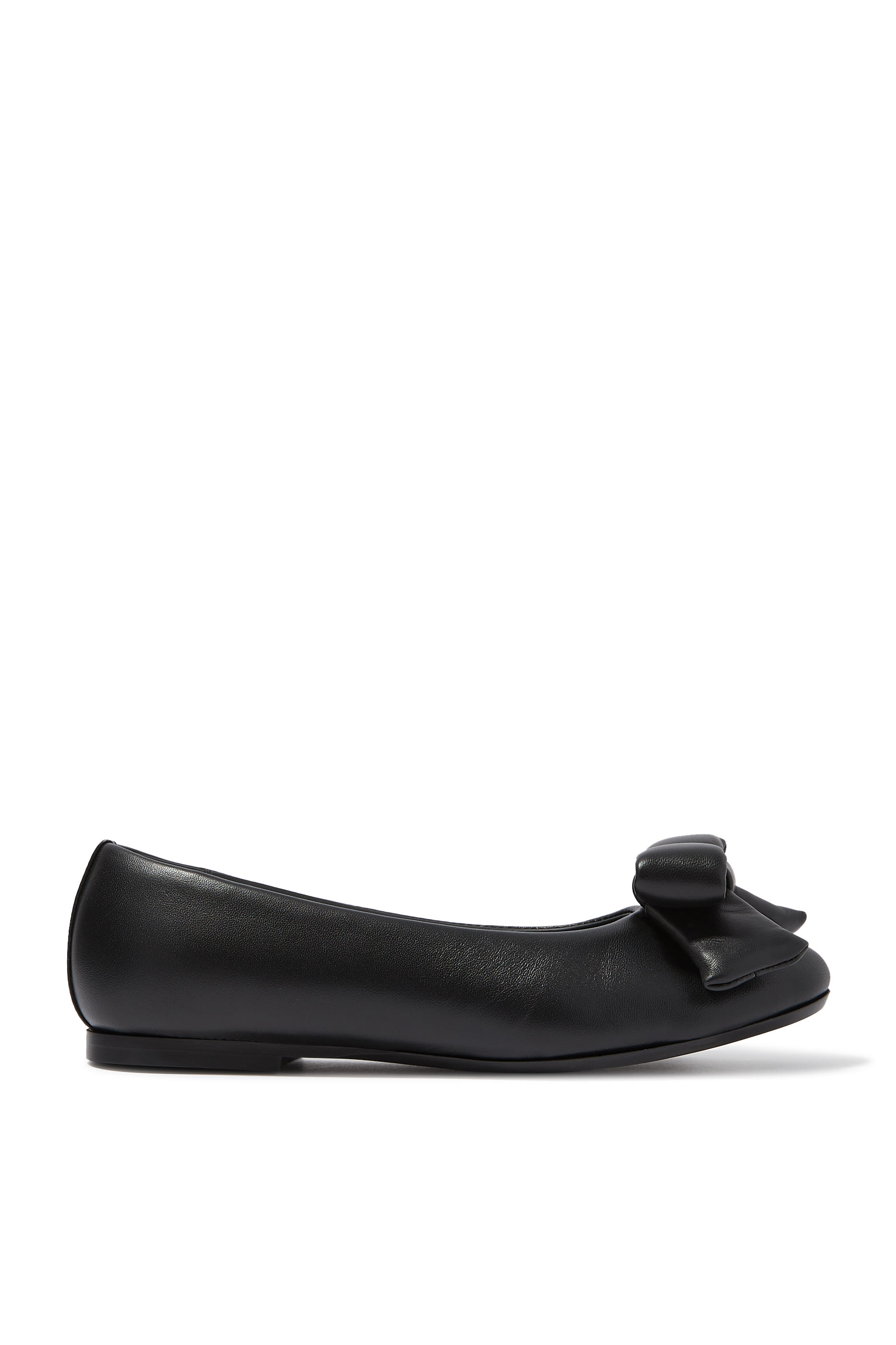 حذاء بالرينا بكعب مسطح وربطة فيونكة مبطنة للأطفال