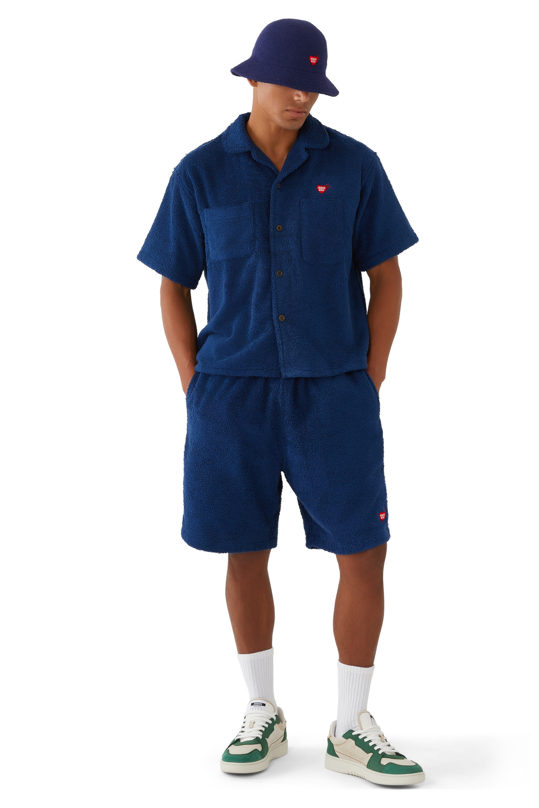 قبعة باكيت بملمس بارز