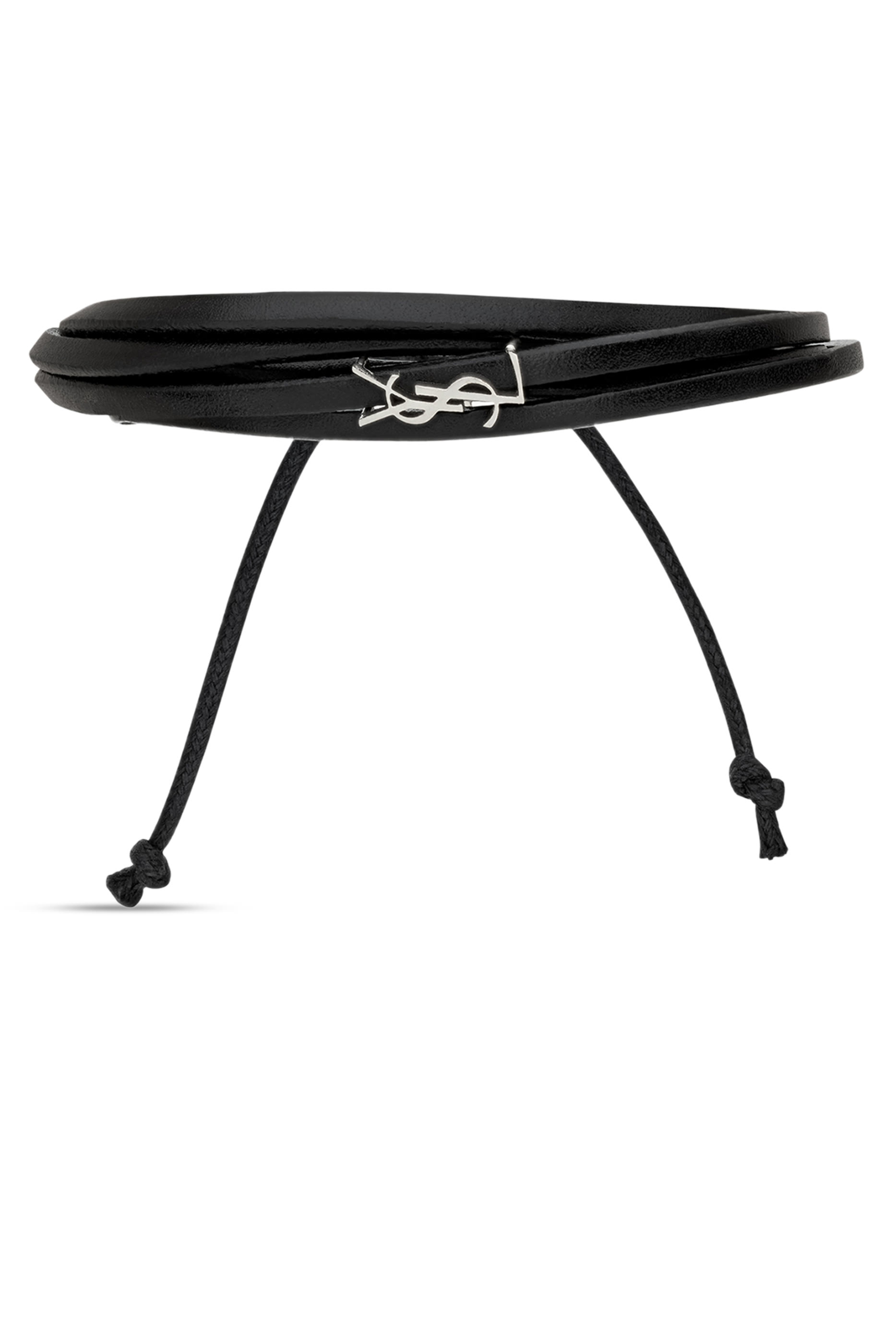 سوار بخيوط وشعار الماركة جلد