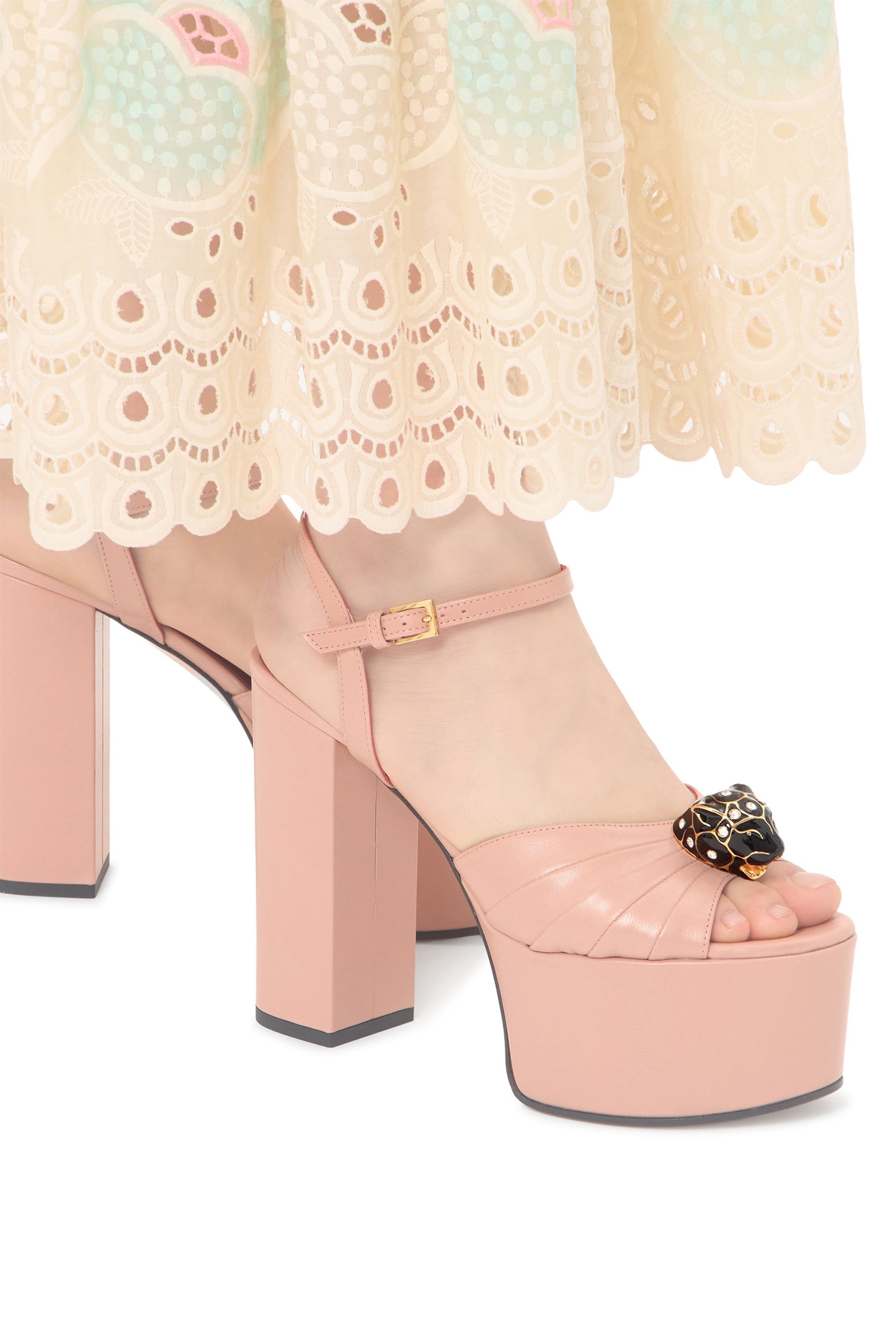 صندل بانثيا 125 بنعل سميك جلد جدي