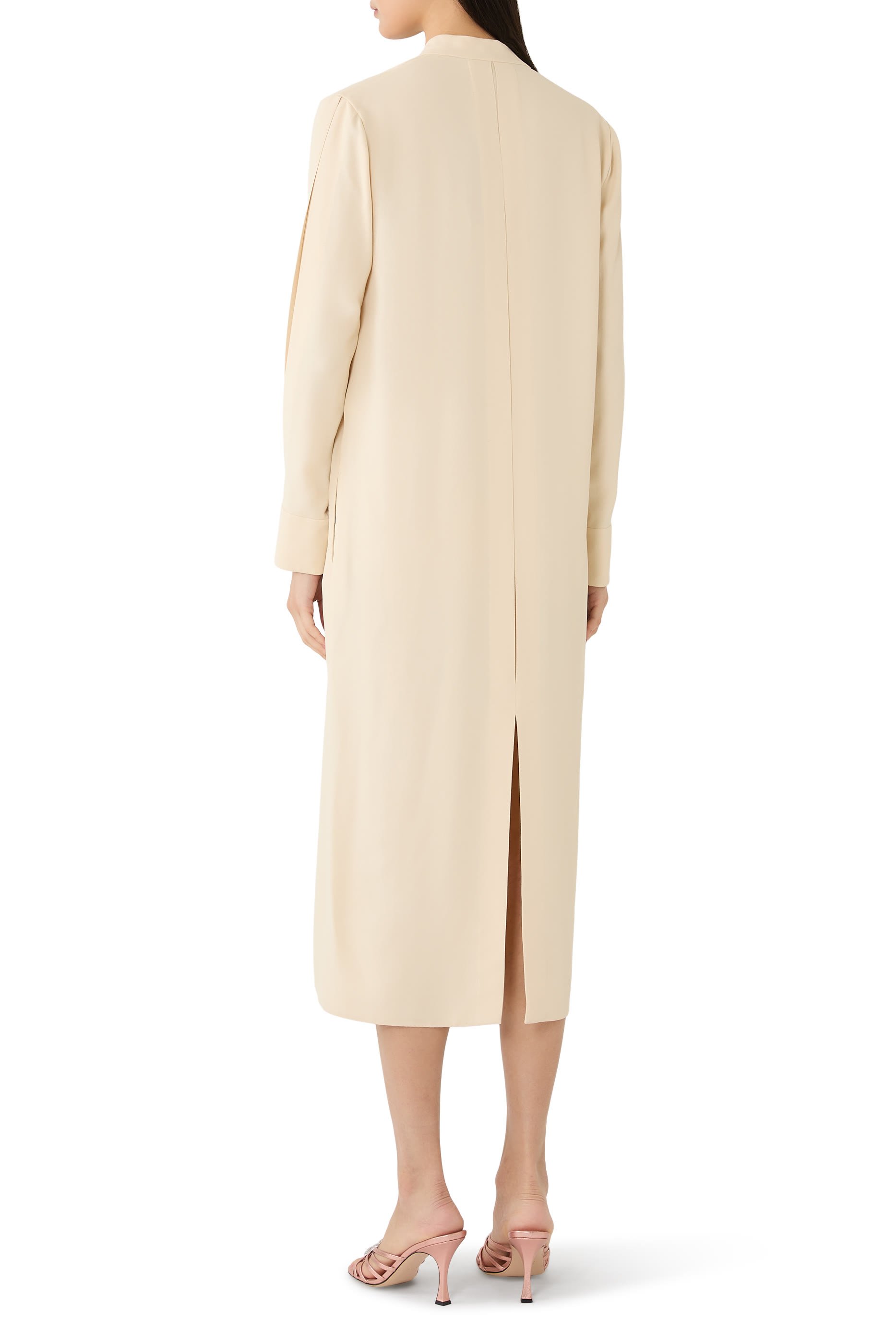 فستان سابل بأكمام طويلة