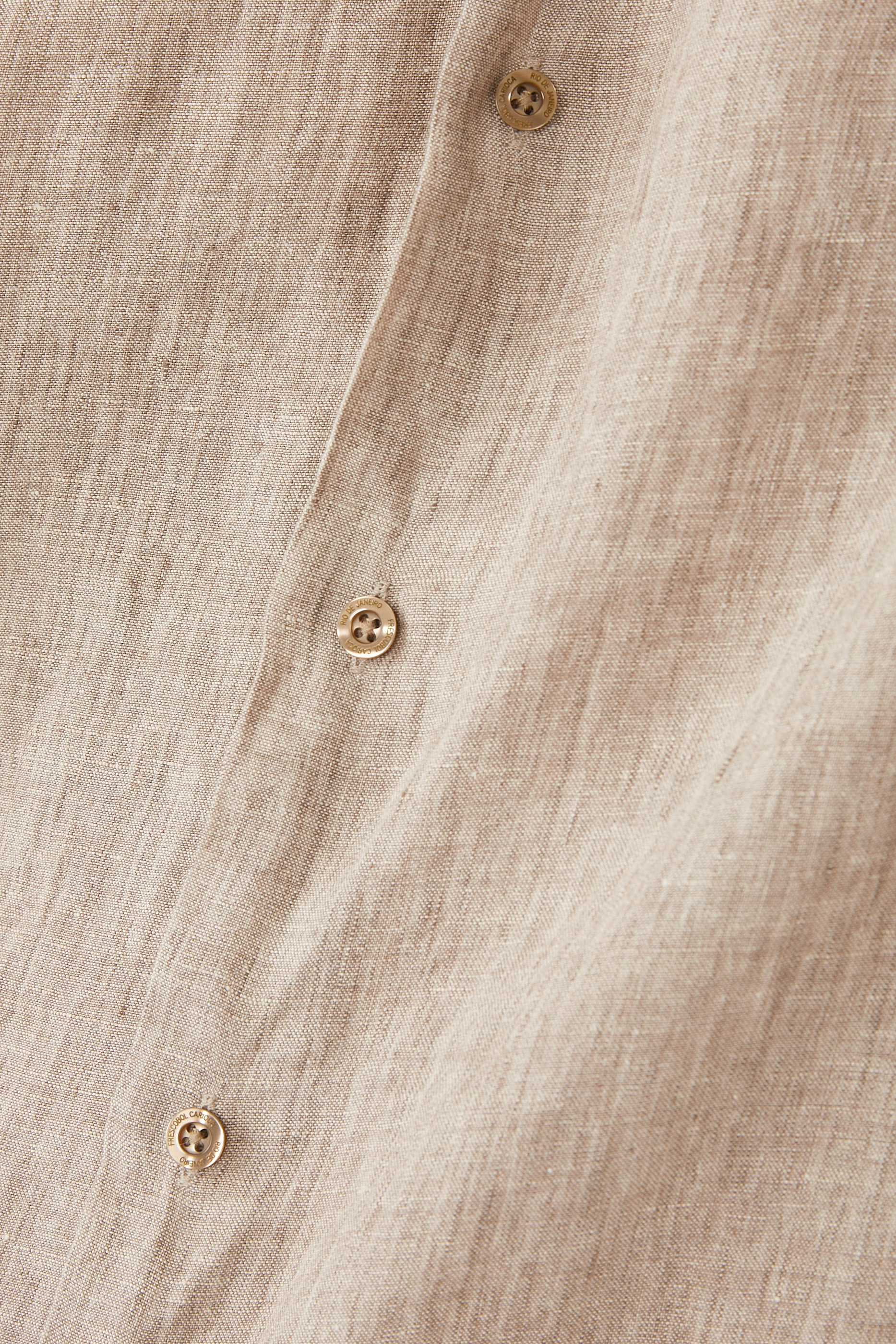 قميص أنطونيو بأكمام طويلة كتان