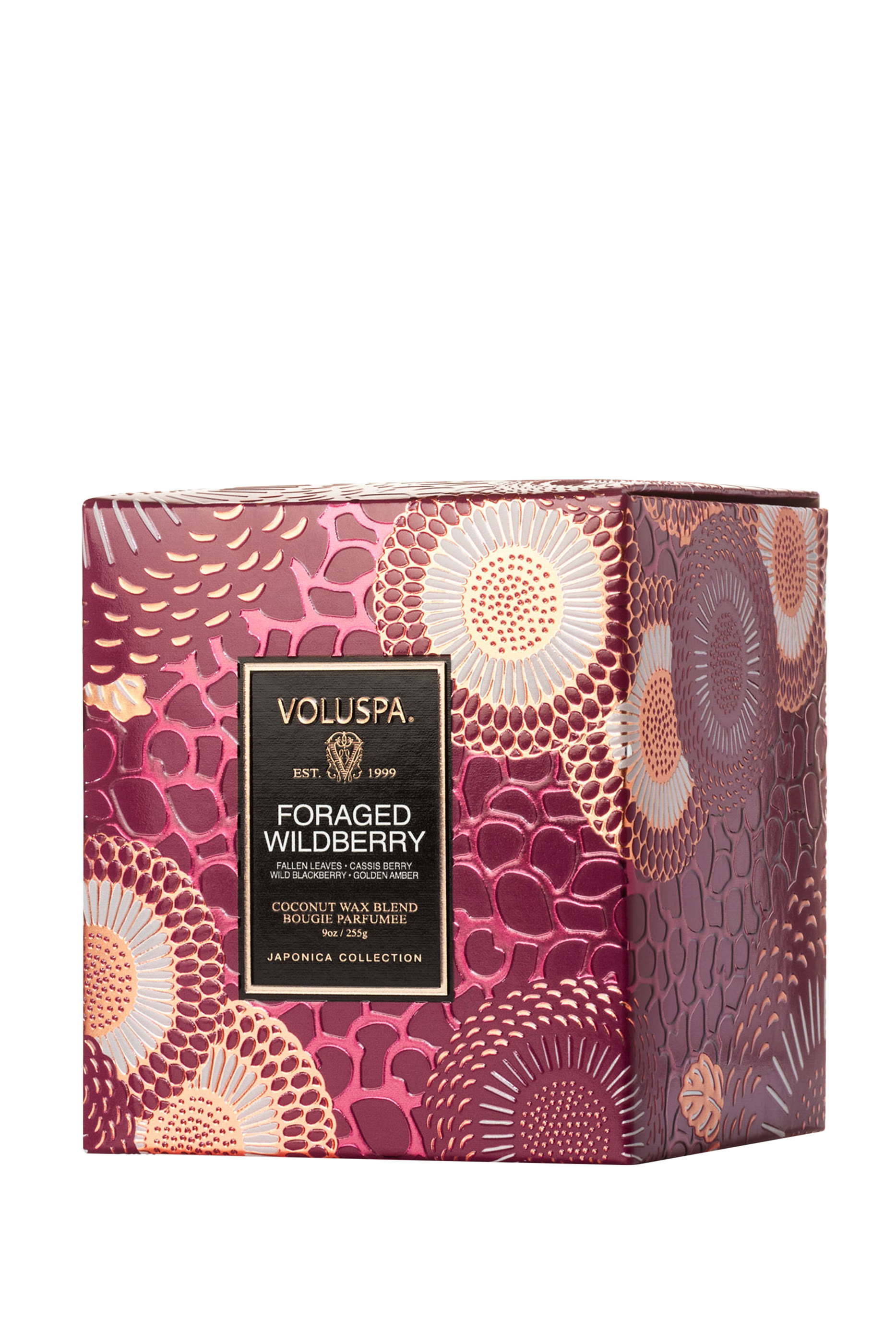 شمعة فوراجد وايلدبيري في وعاء فاخر