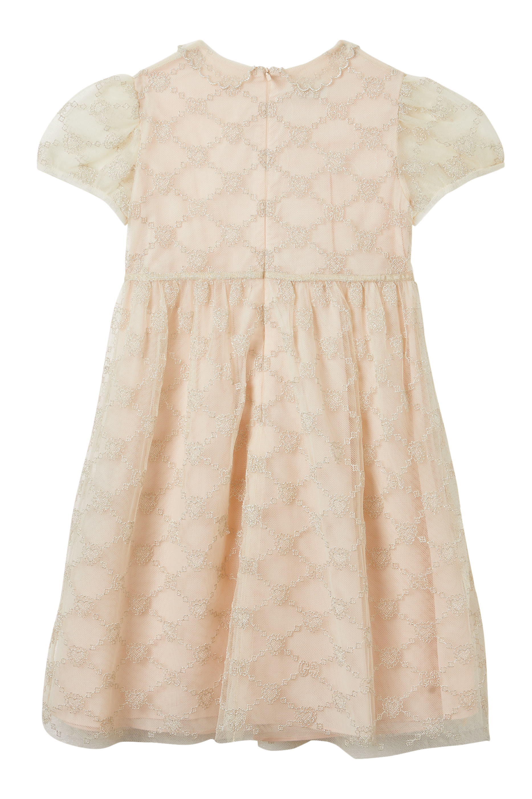 فستان مطرز تول للأطفال 