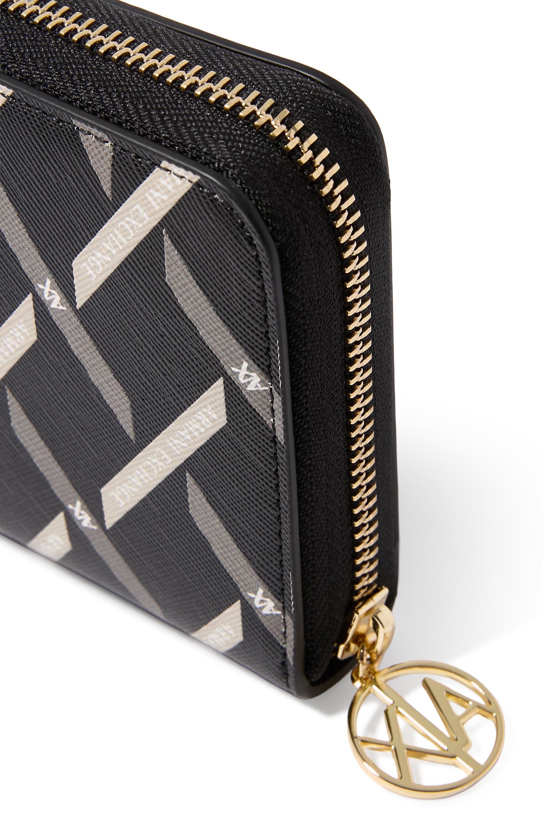 محفظة بخطوط جينجر وسحّاب