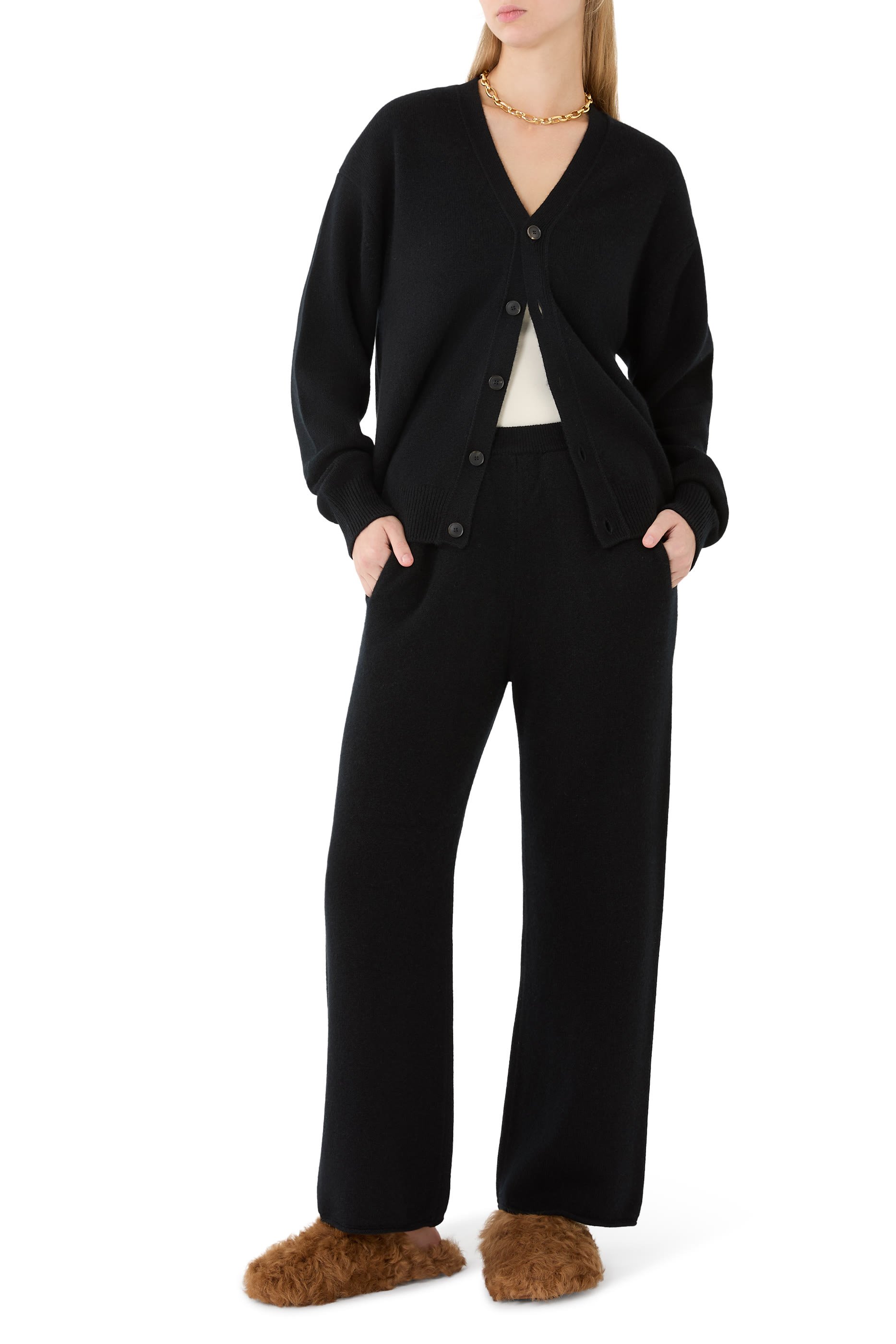 كارديغان منسوج بيبي كشمير