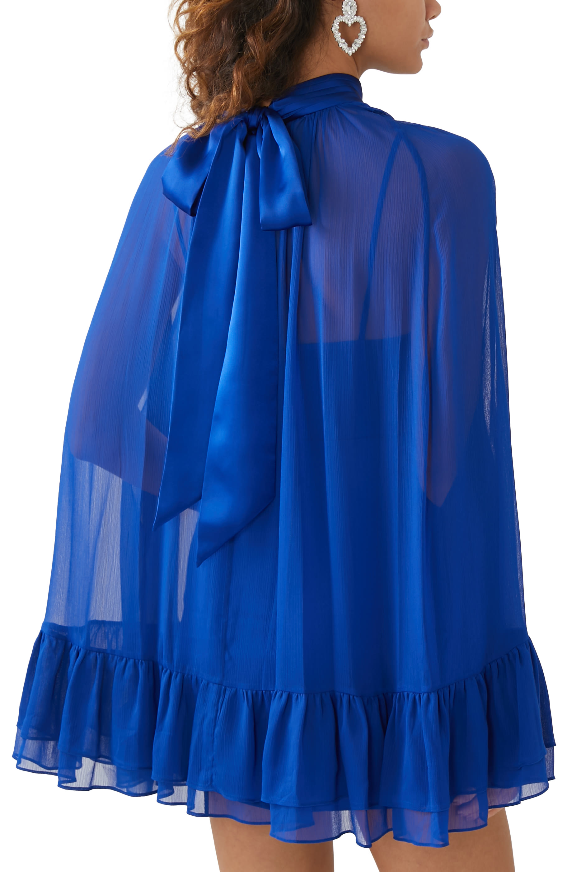 فستان زينون قصير بكاب