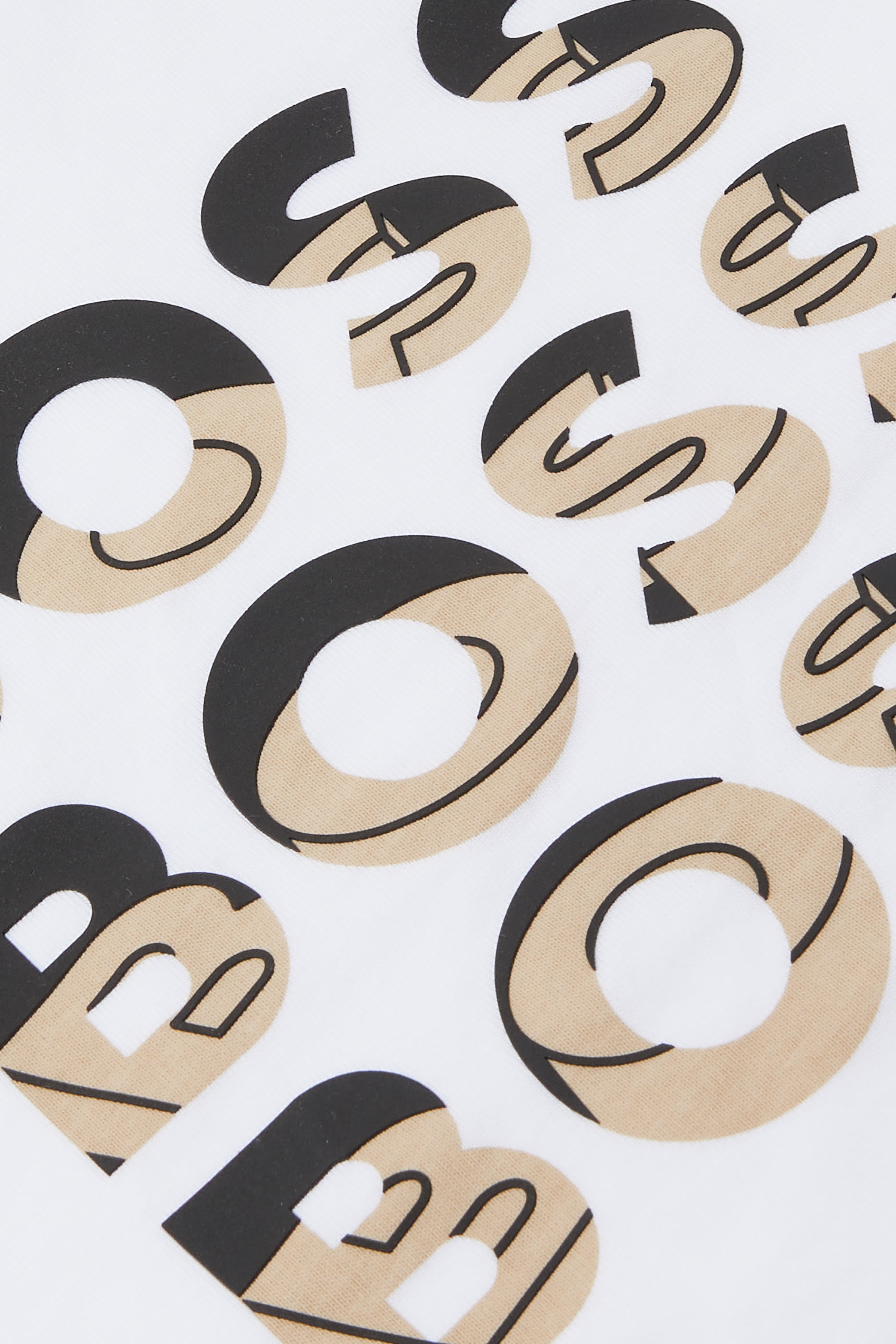 تيشيرت بنقشة شعار الماركة للأطفال