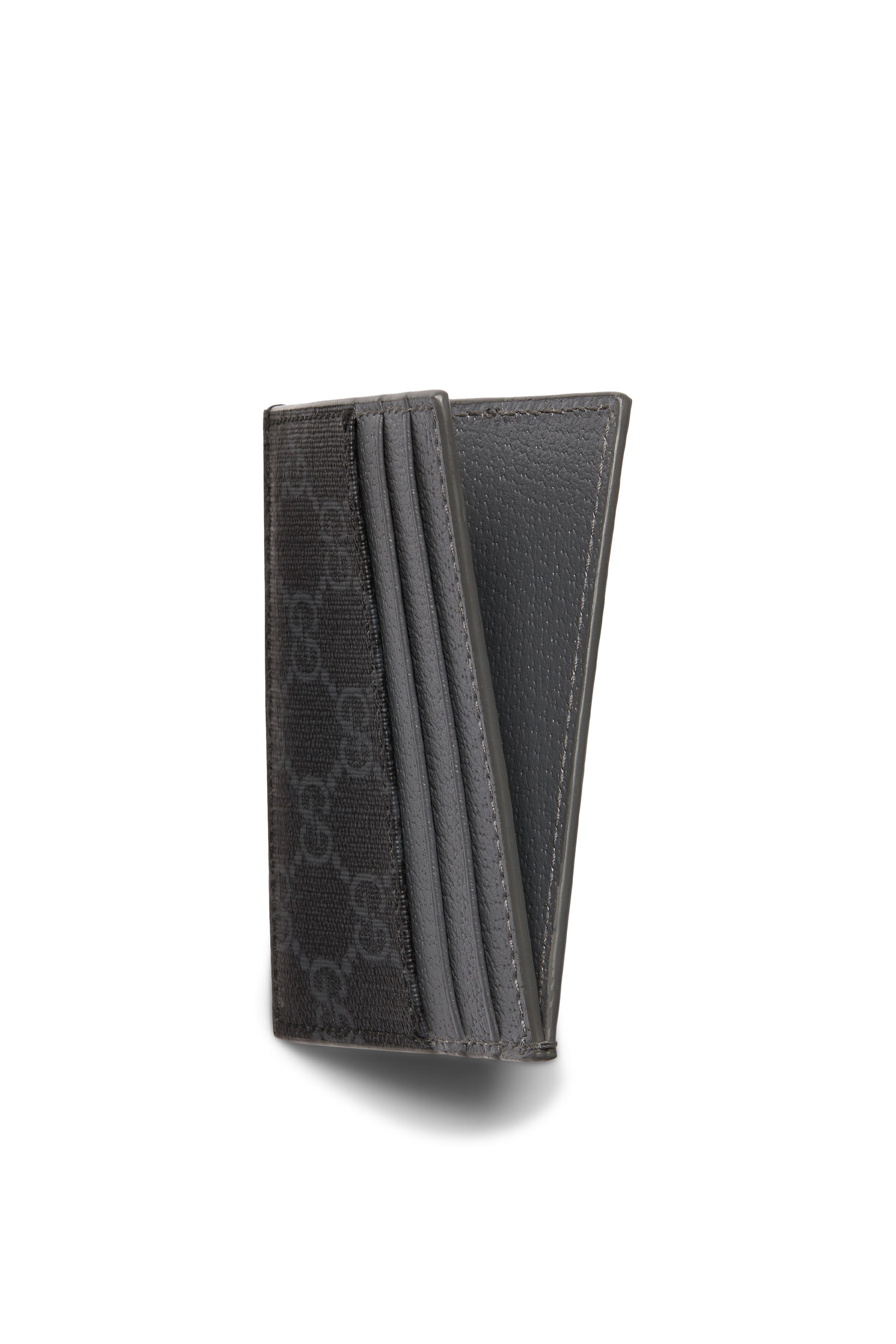 حافظة بطاقات بحرفي شعار الماركة