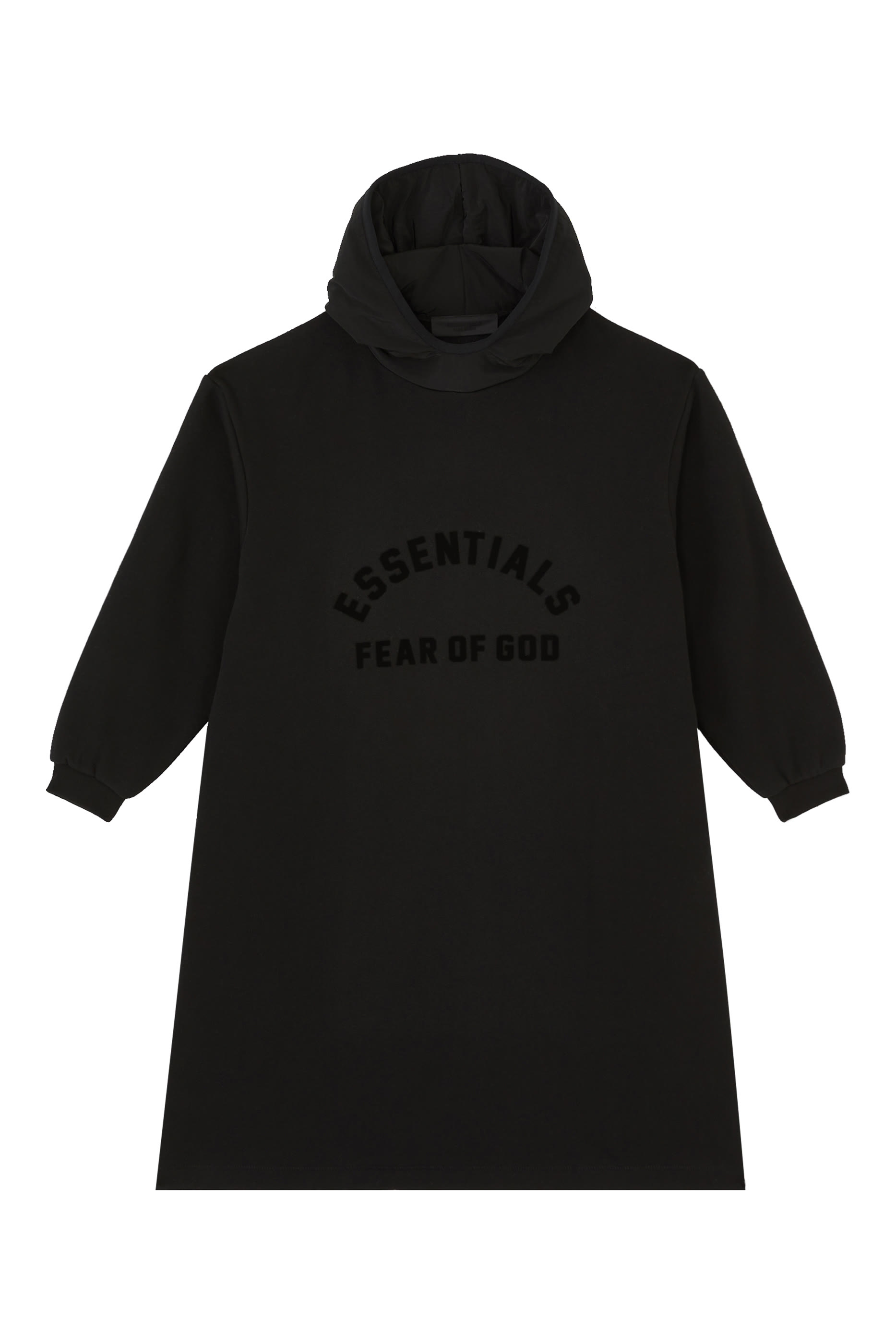 فستان للأطفال بغطاء رأس نايلون وصوف