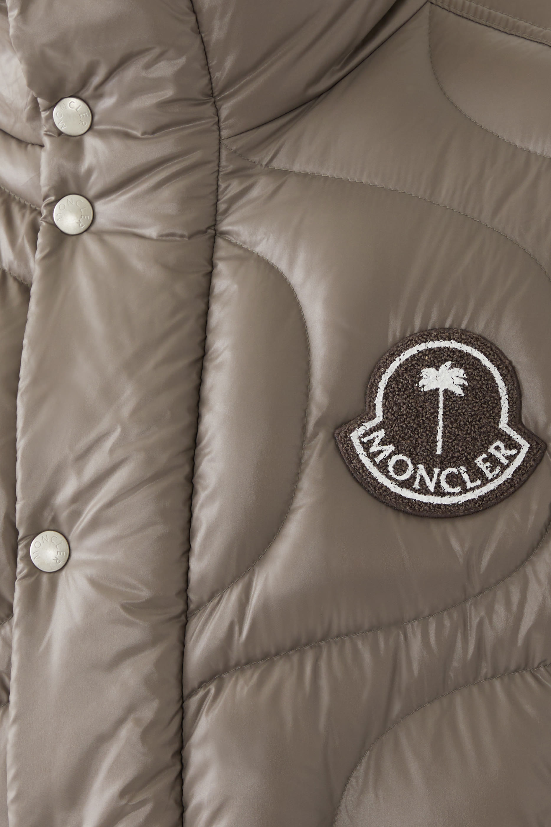 جاكيت قصير هوناني مونكلر &times; بالم انجلز مبطن بالزغب