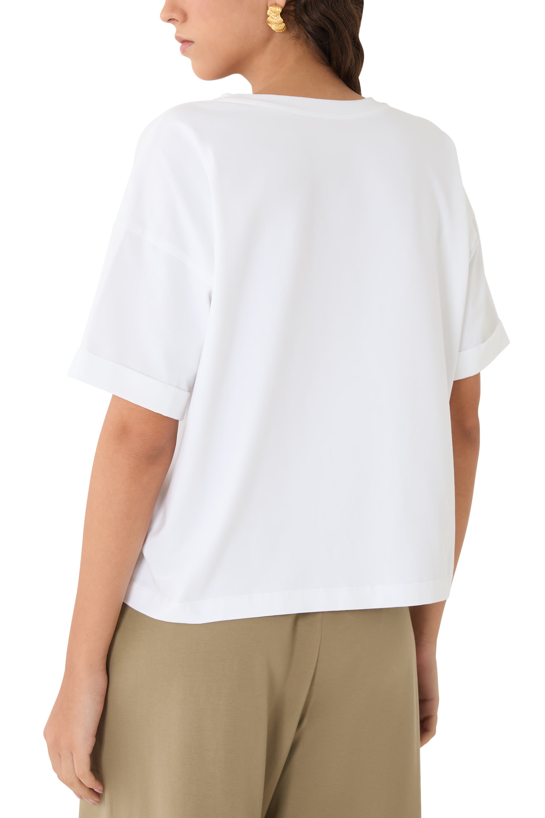 تيشيرت بياقة ضيقة جيرسيه فاخر