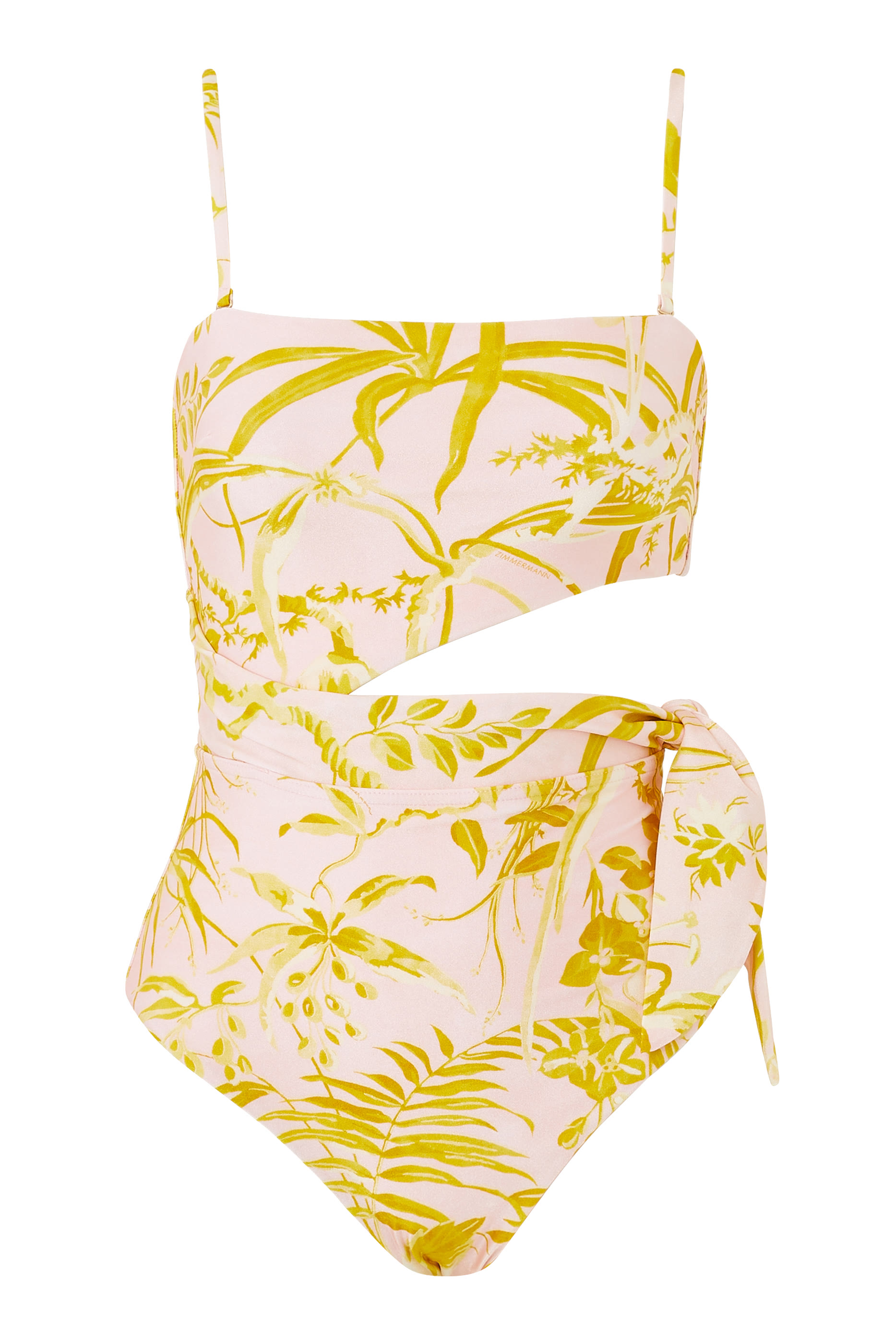 Golden Scarf Tie One Piece Suit