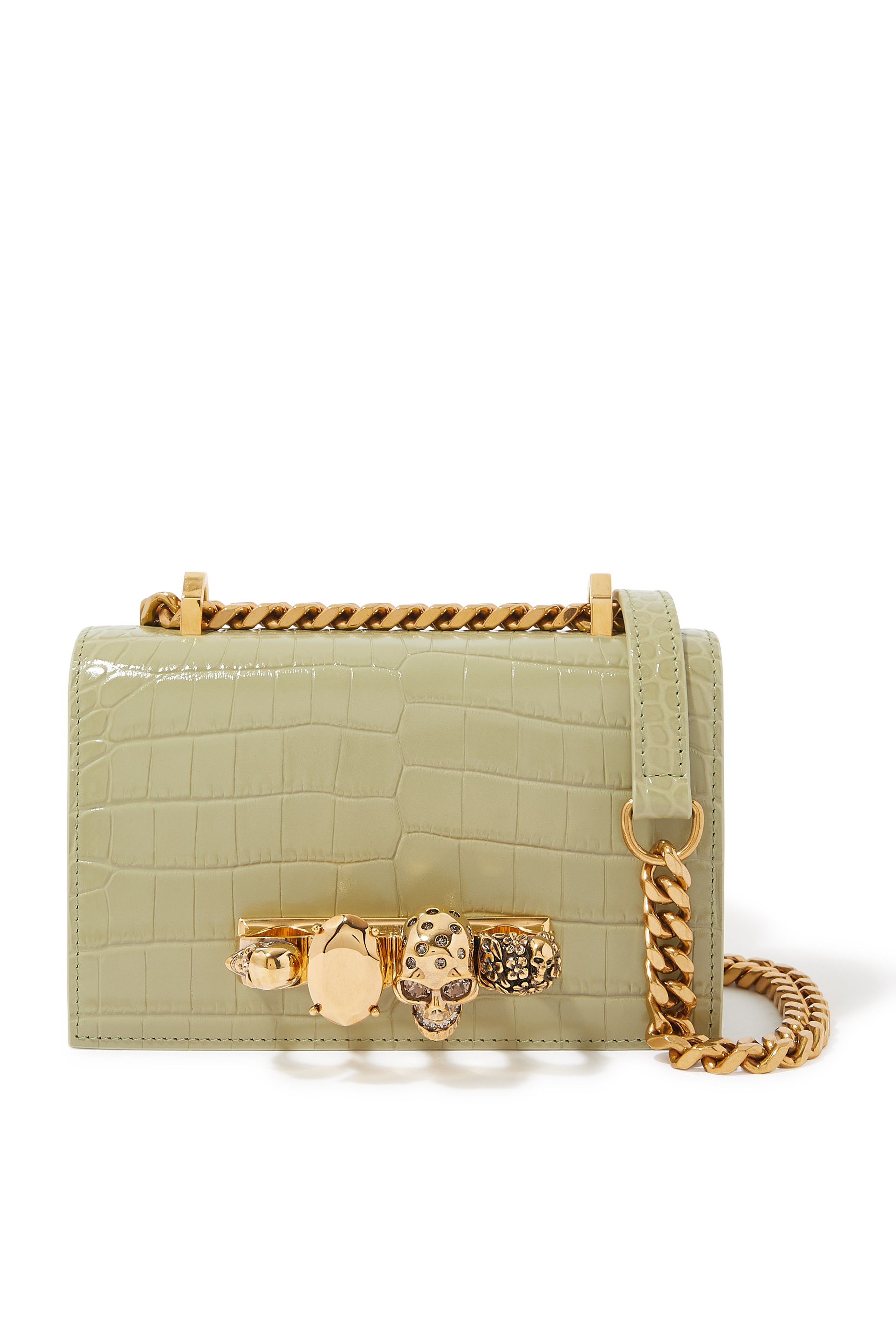 حقيبة ساتشيل صغيرة مرصعة بأحجار